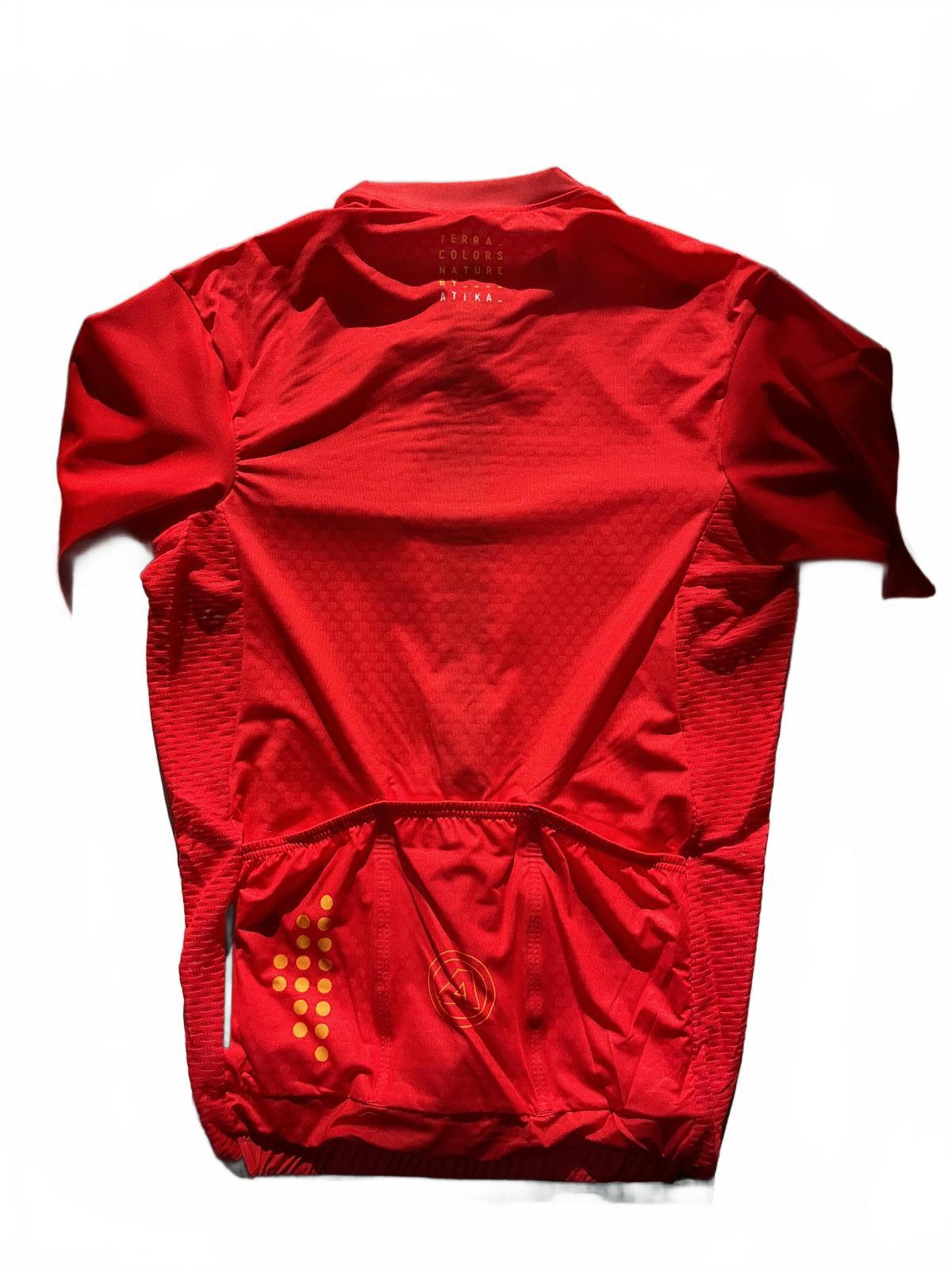Atika Red Cycling Jersey Size Regular xs
