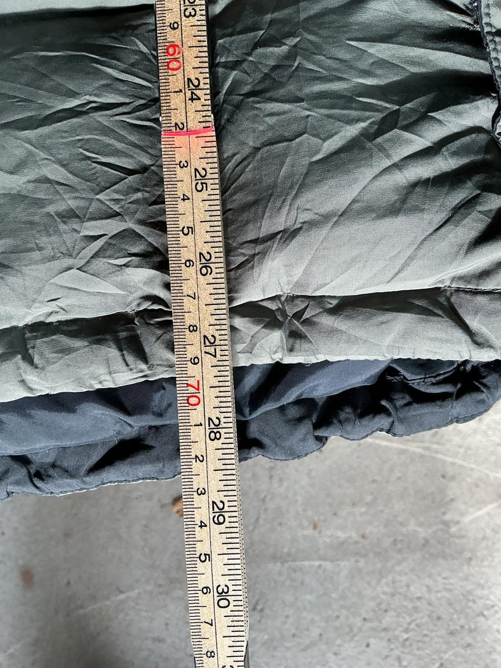 Columbia Men's Puffer Jacket High Collar Lightweight XL Grey Black