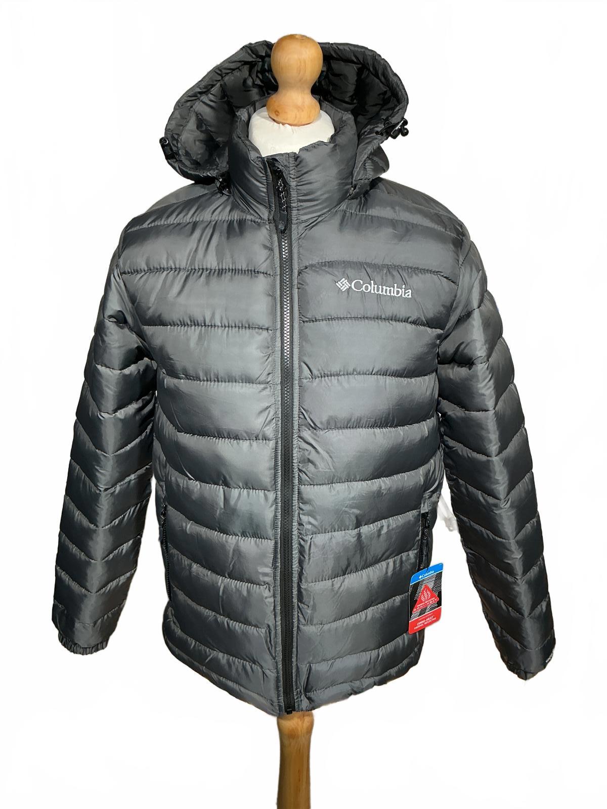 Columbia Men's Black Puffer Jacket with Hood