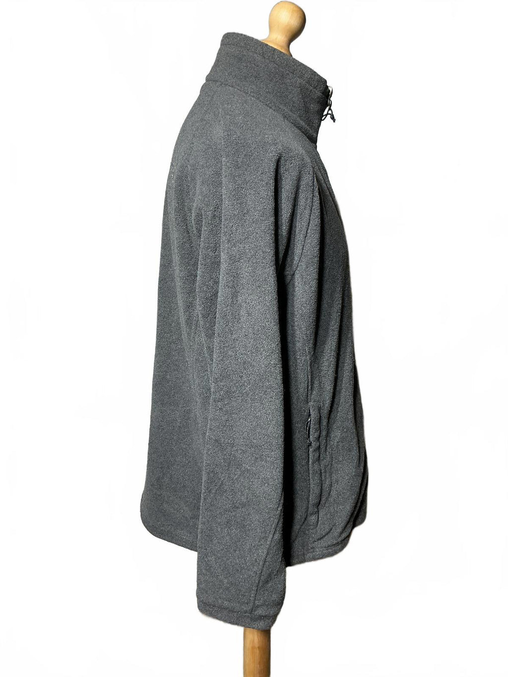 The North Face Men's Fleece Jacket Full Zip XL Grey Very Good