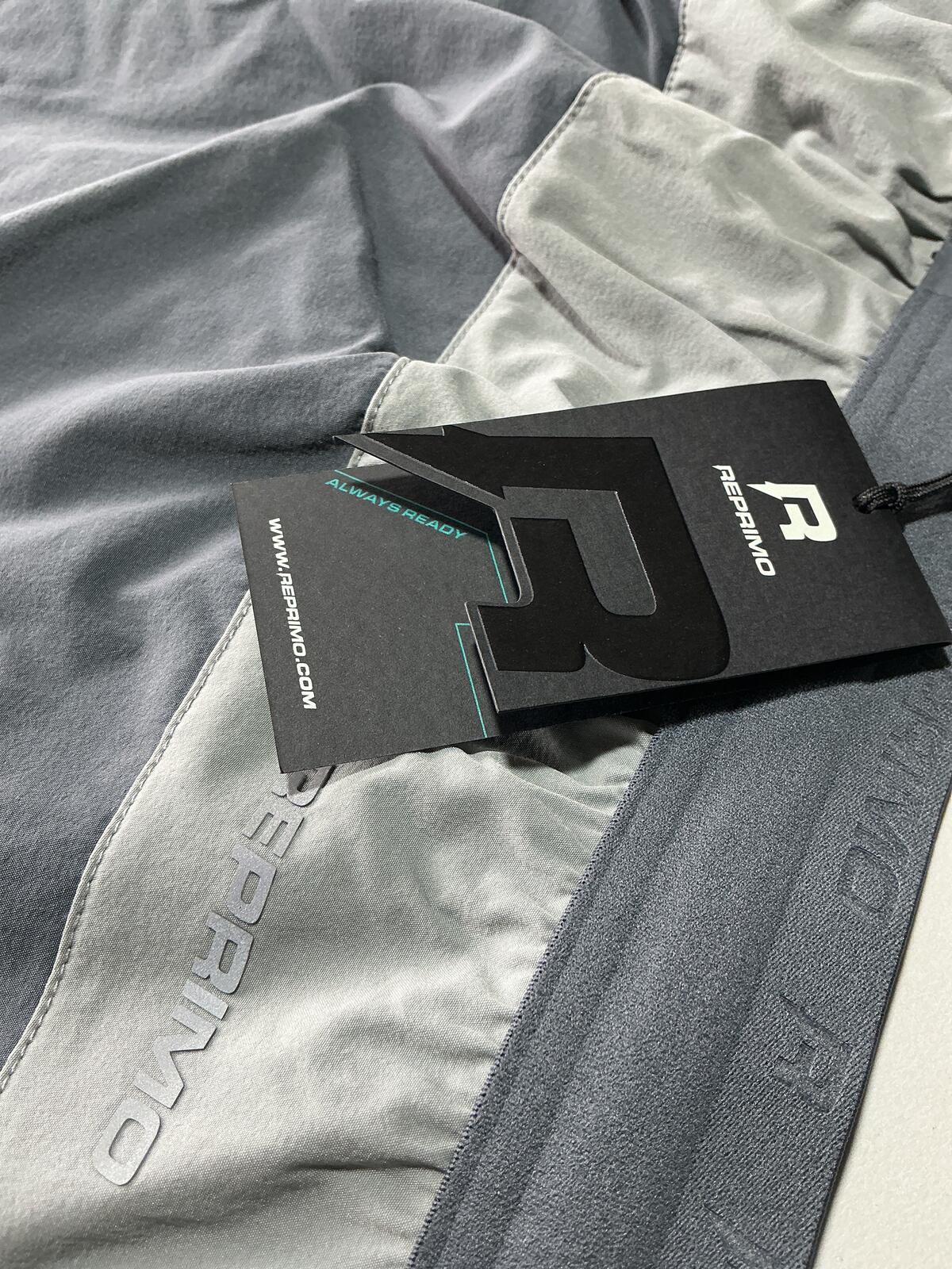 Reprimo Men's Grey Sports Shorts Flight Series Size Large Comfortable Athletic