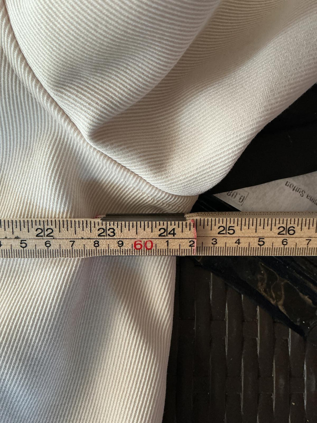 Maniere de Voir Cream Overshirt Jacket Size XXL Classic Style with Button Front