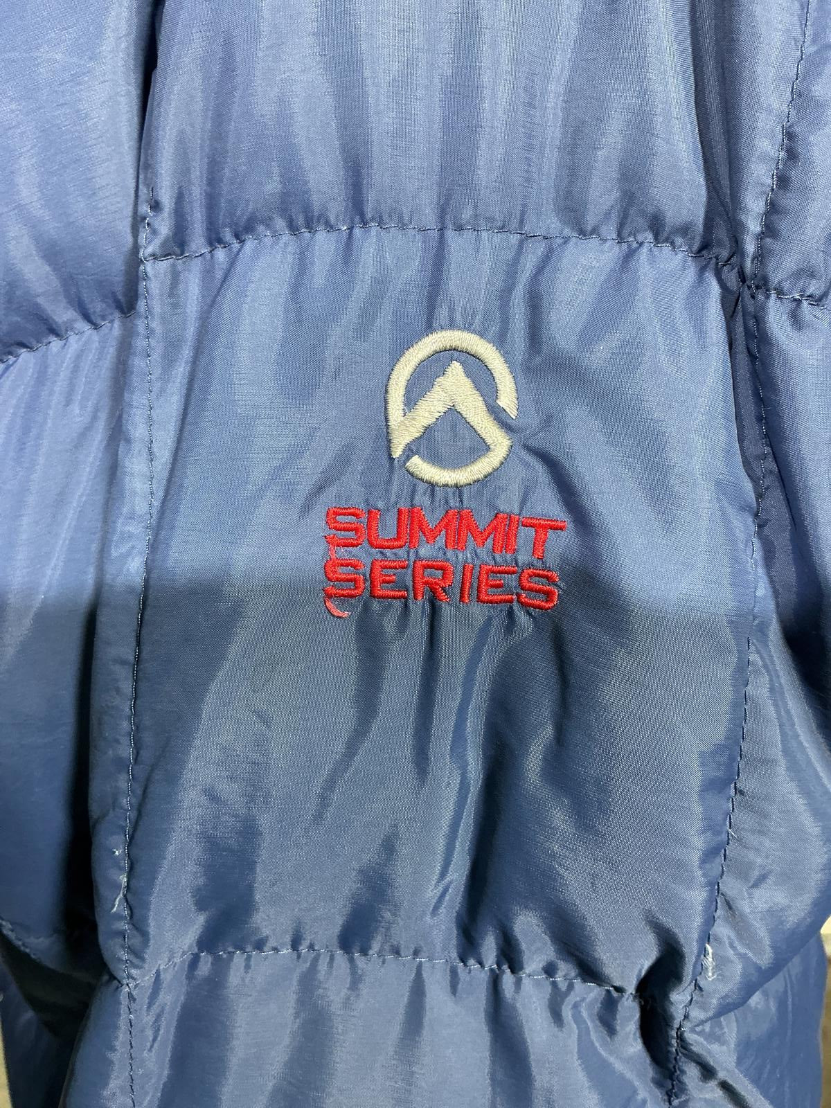 The North Face Men's Navy Blue Summit Series Puffer Jacket with Hood