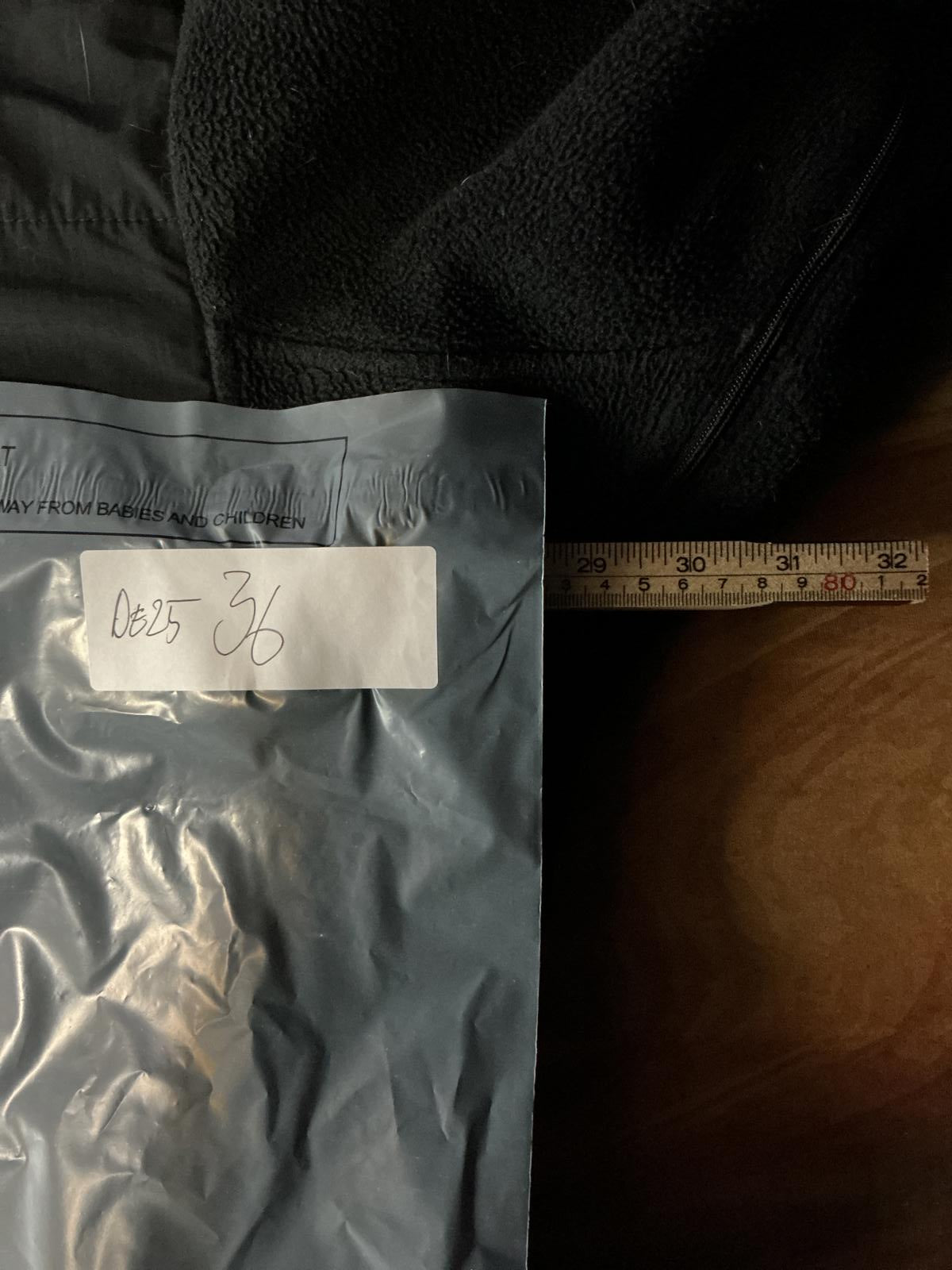 The North Face Men's Black Fleece Jacket with Zip Pockets