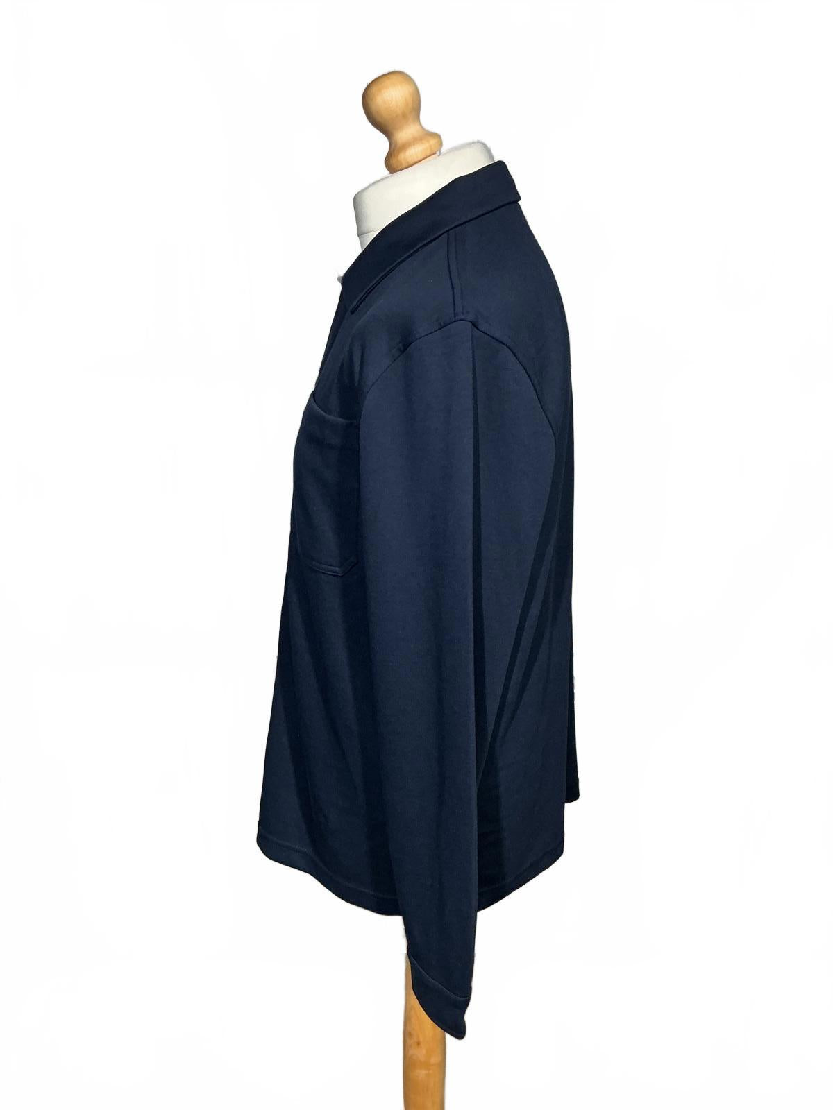 Arne Navy Blue Casual Men's Shirt