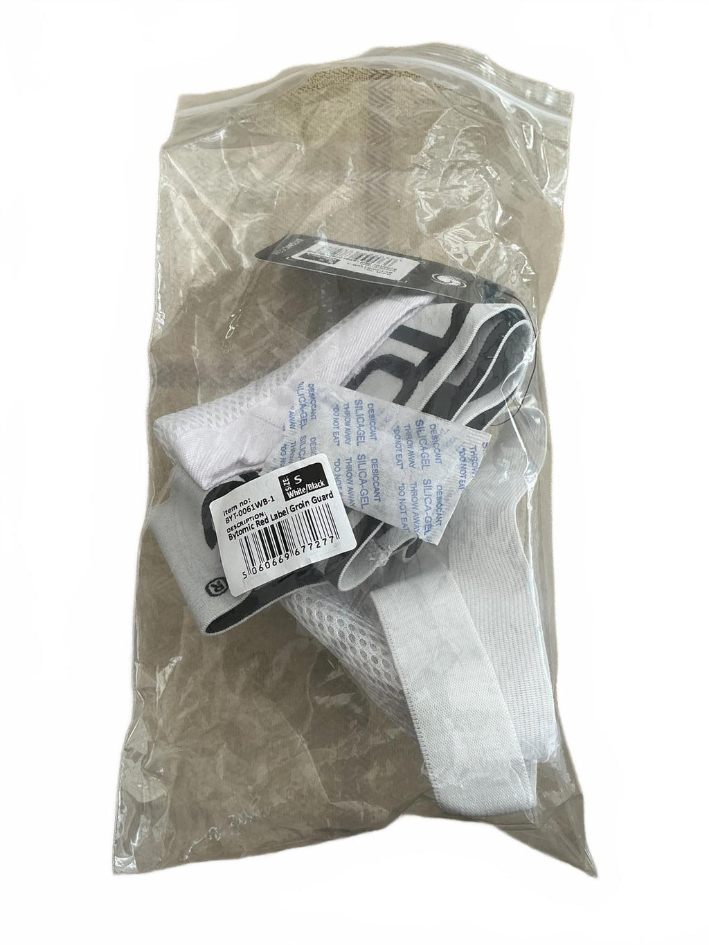 Bytomic White Athletic Groin Protector Size Small