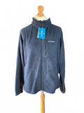Columbia Fast Trek Navy Blue Fleece Jacket Size XL
