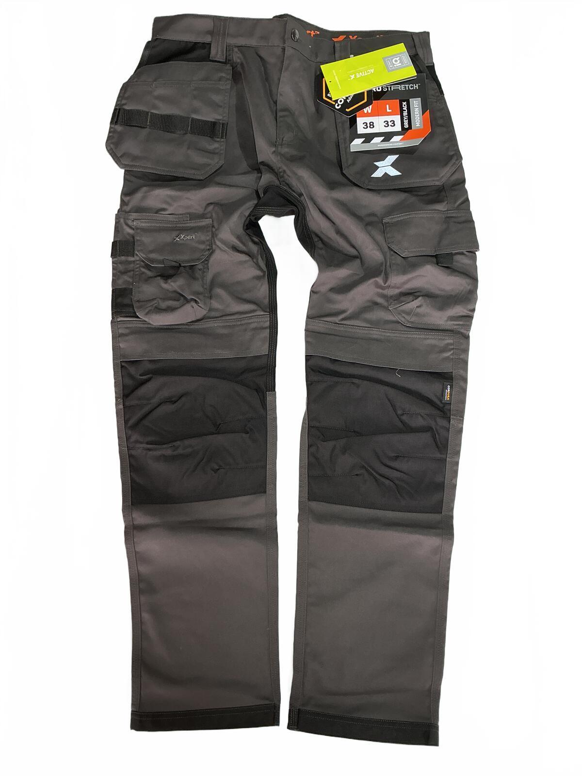 XPert Workwear Pro Stretch Trousers Size W38 L33 Durable Work Pants