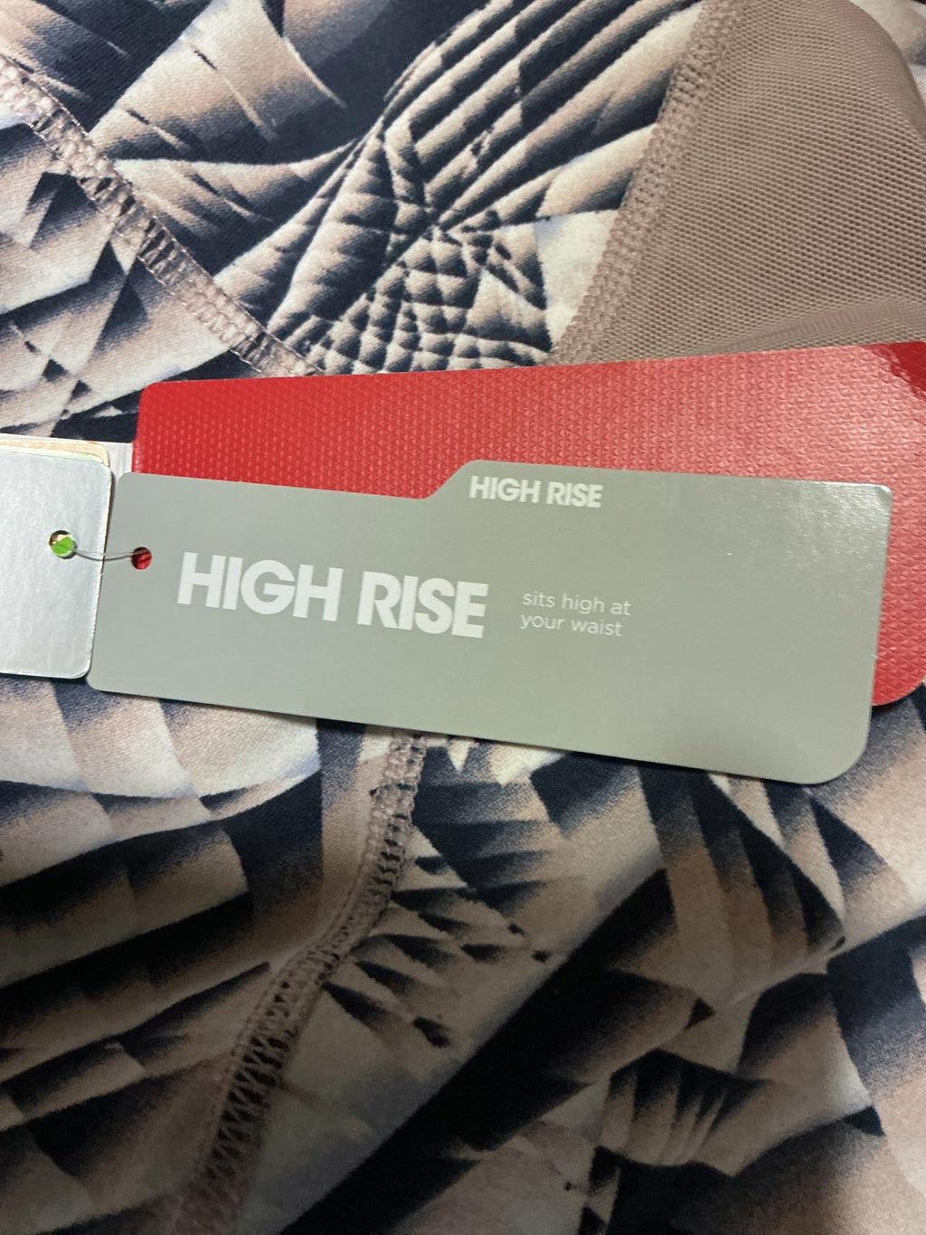New Balance Wicking High Rise Fitted Printed Leggings Size XL
