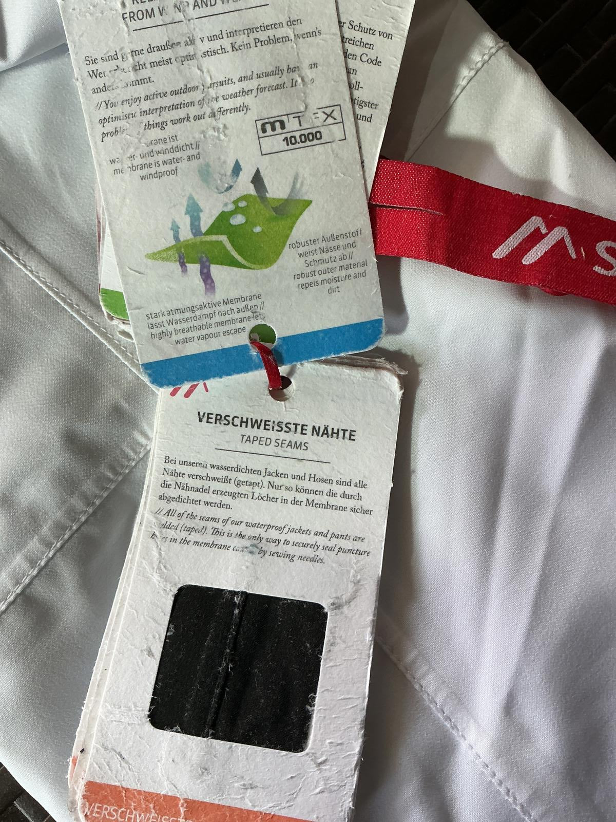 Maier White Waterproof Insulated Ski Pants Size 18 Winter Snow Trousers