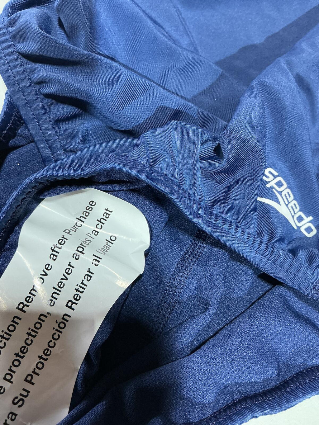 *NEW* Speedo Team Navy Women's One Piece Swimsuit Size 8/34
