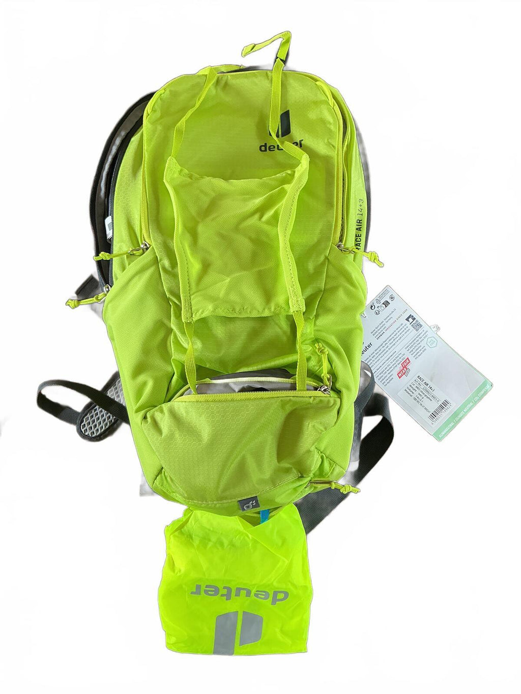 Deuter Race Air 14+3 Lightweight Ventilated Cycling Backpack Green