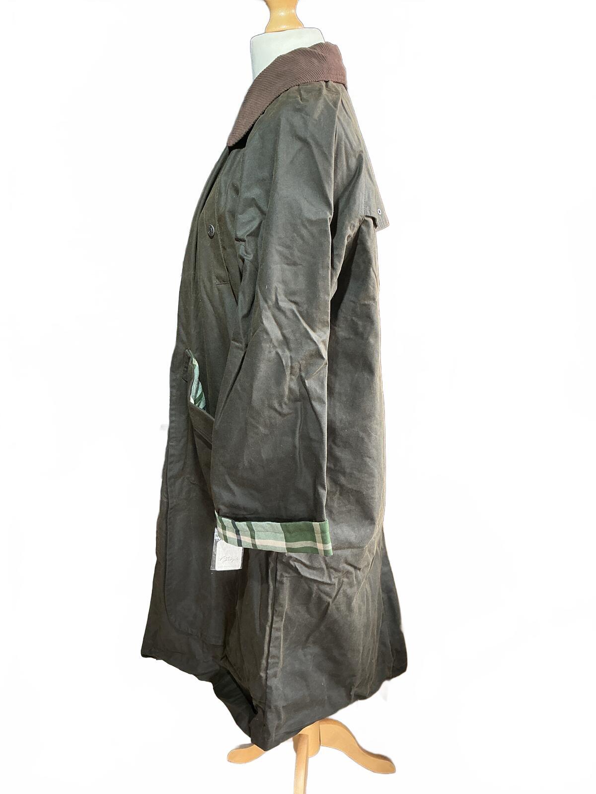 We the free Classic Waxed Cotton Long Coat Jacket Size Regular M Stylish