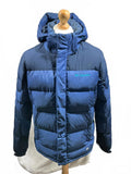 Columbia Men's Navy Blue Puffer Jacket with Hood