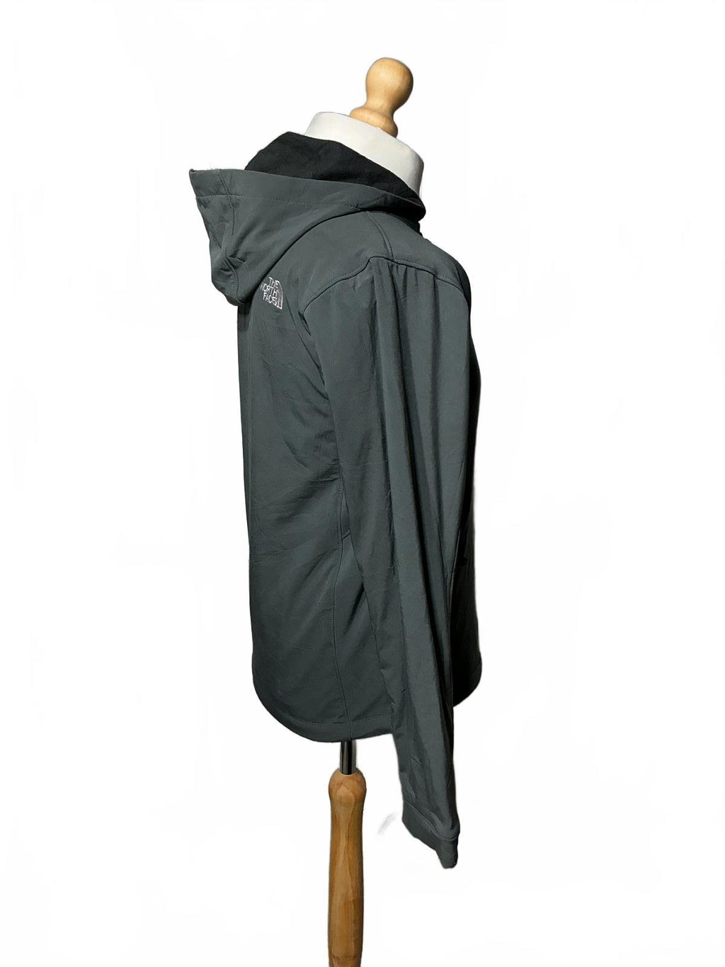 The North Face Men's Windbreaker Lightweight Grey Small Fleece Lined