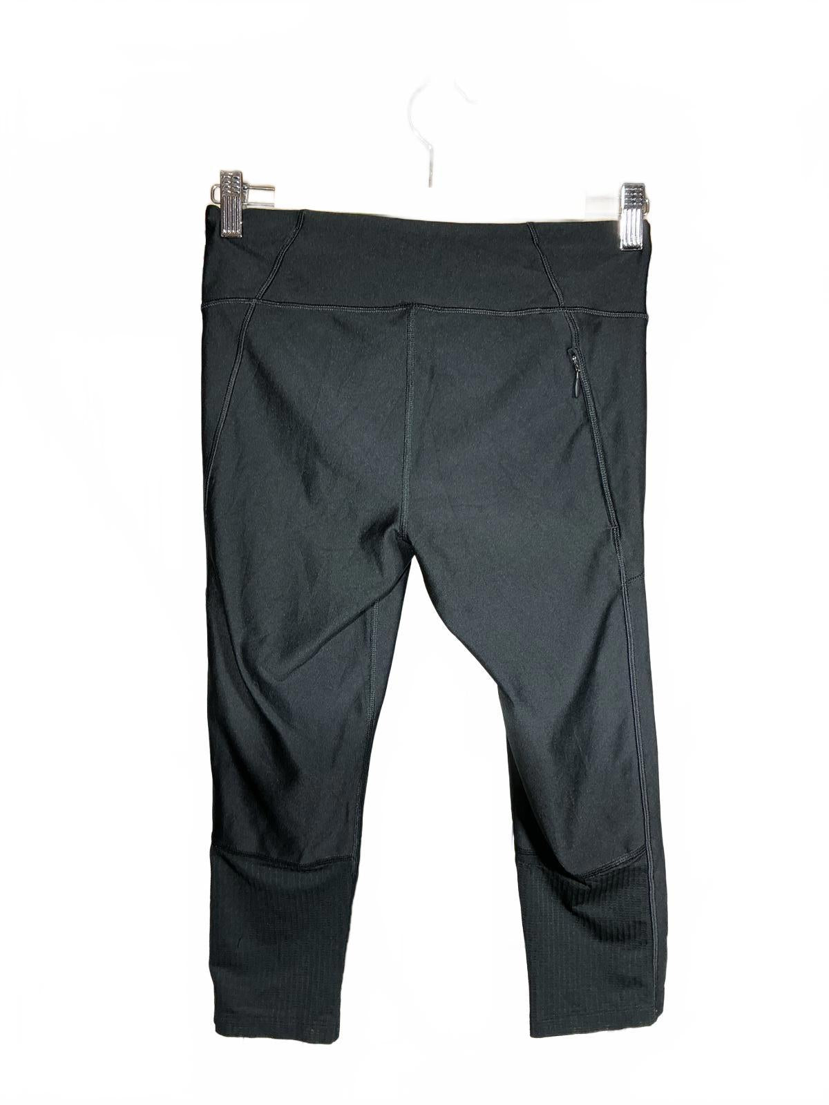 Under Armour Women's Black Running Leggings with Red RUN Logo