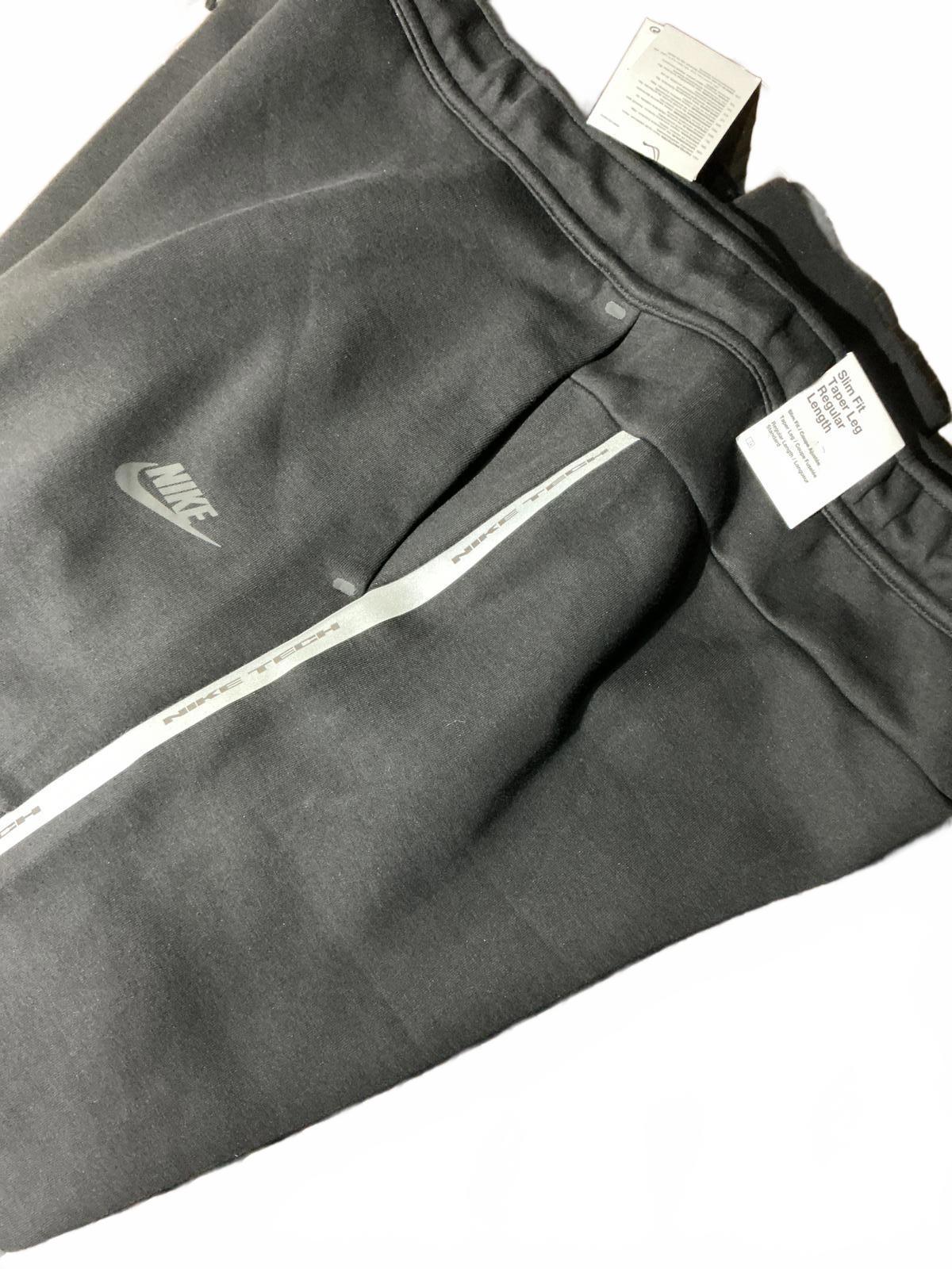 Nike Black Tech Joggers With Reflective Accents XXL