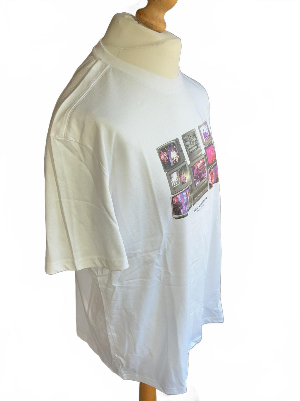 *NEW* Weekend Offender Vision White Graphic T-Shirt XL Casual Streetwear