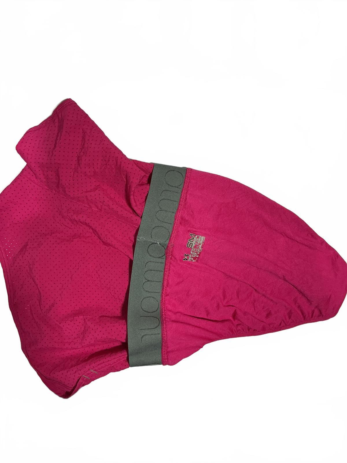 Under Armour Women's Activewear Shorts Pink with Grey Waistband