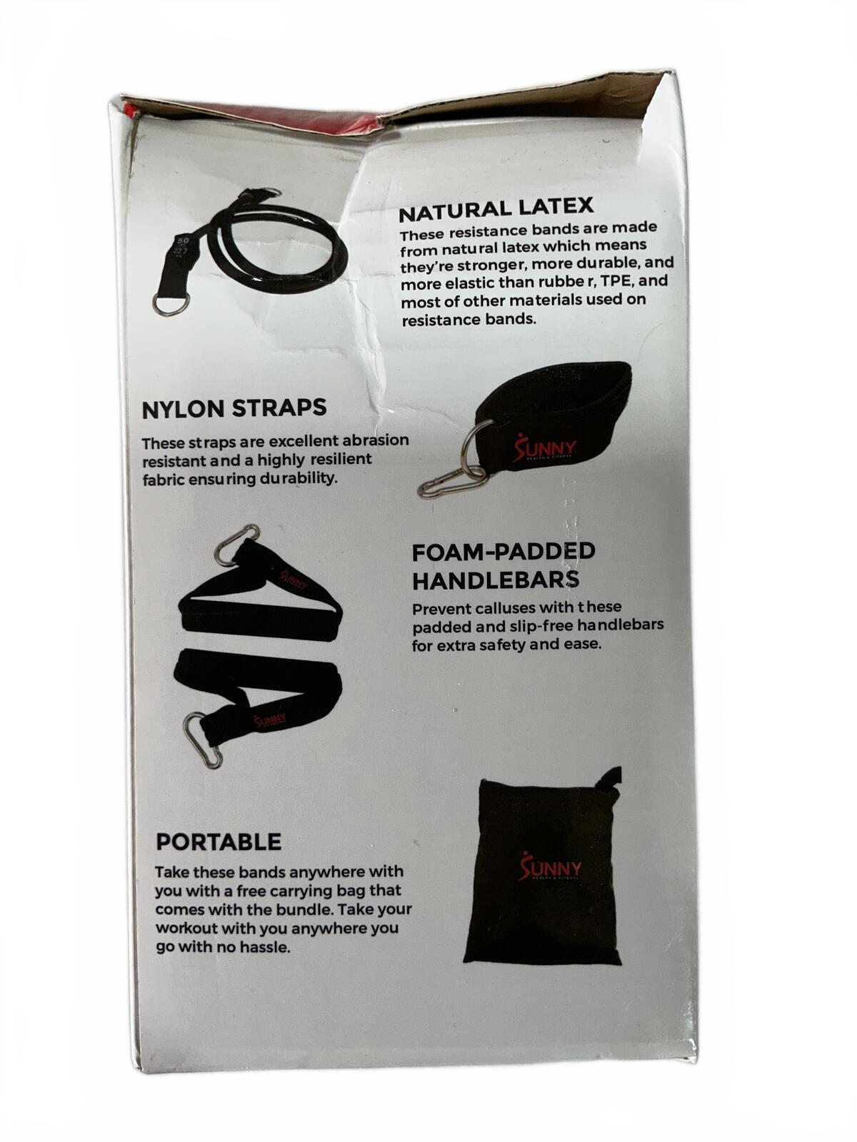 Sunny Resistance Tube Set No. 089-Combo Fitness Exercise Bands