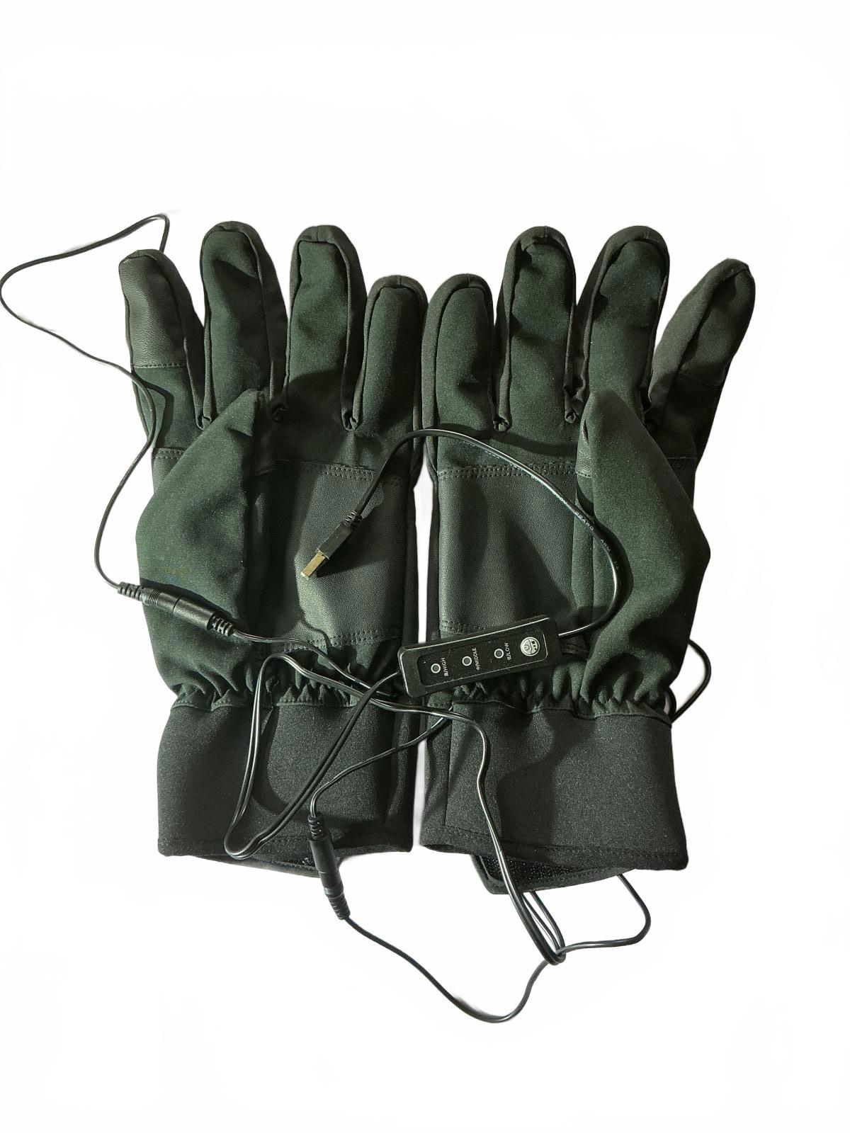 Heated Gloves Size Medium with USB Control