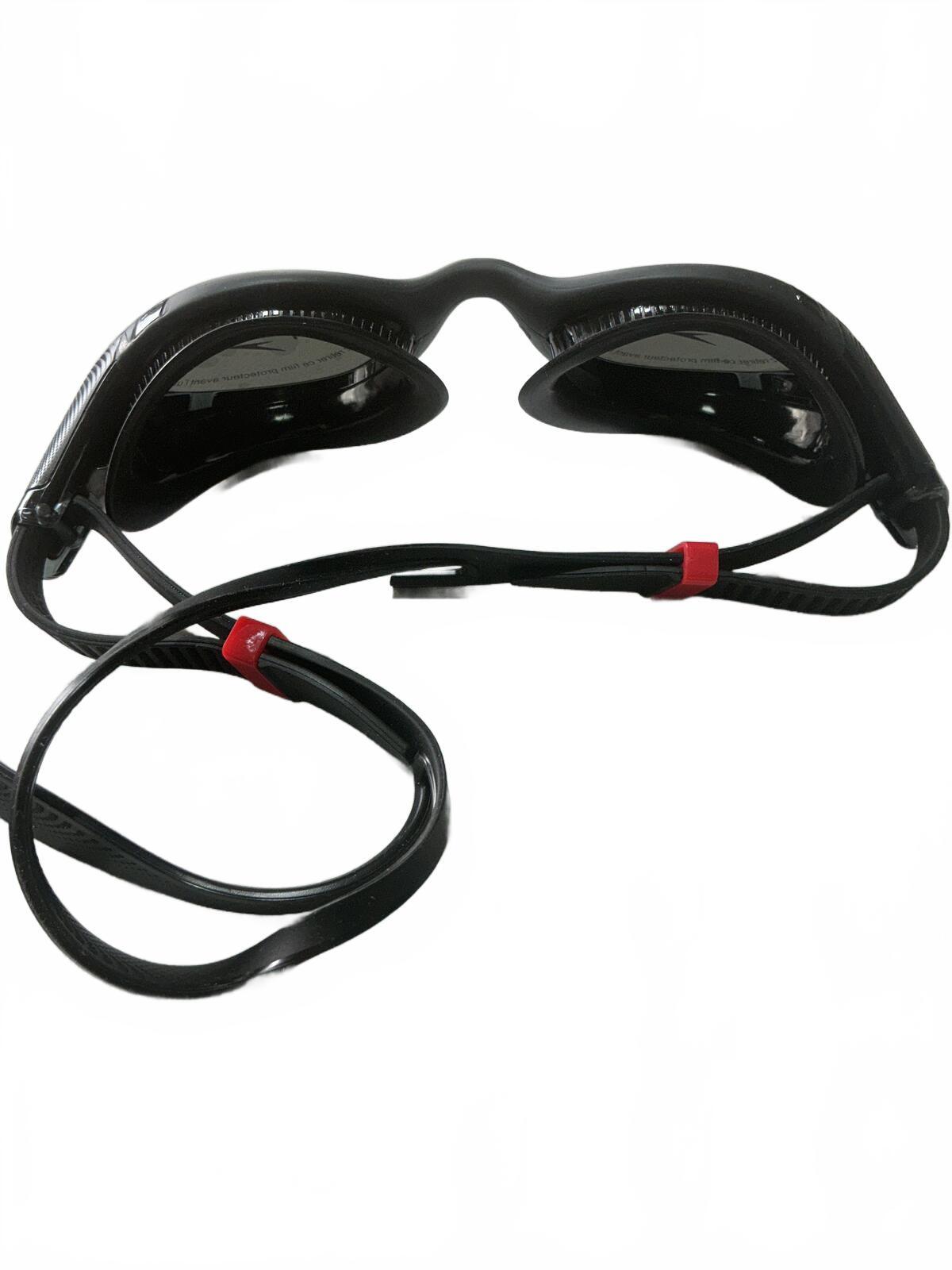 Speedo Adult Biofuse Swimming Goggles Black + Cressi Loira Long Hair Cap