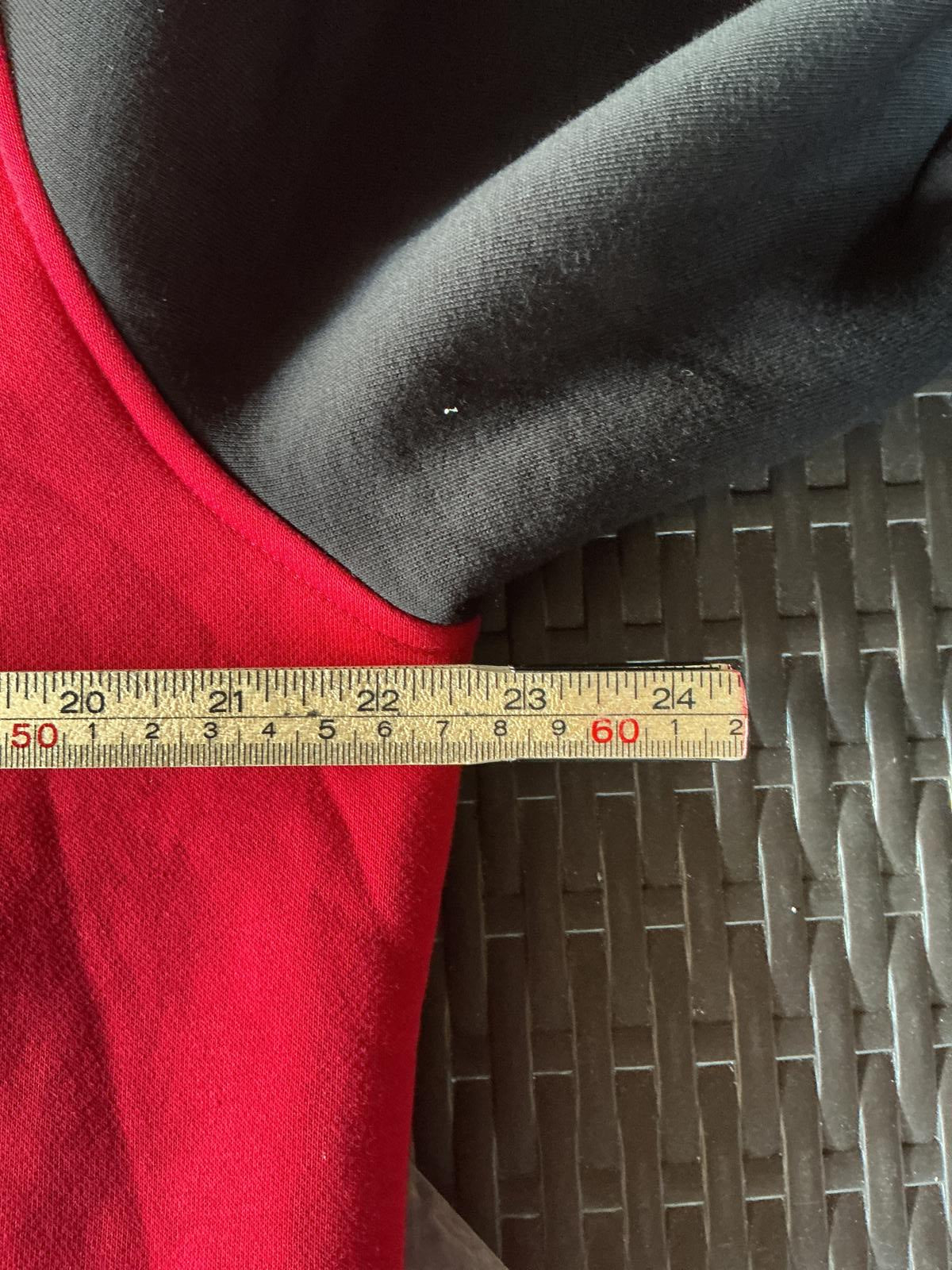 Optibet Red and Black Varsity Jacket with Player Back Embroidery, Size Xl