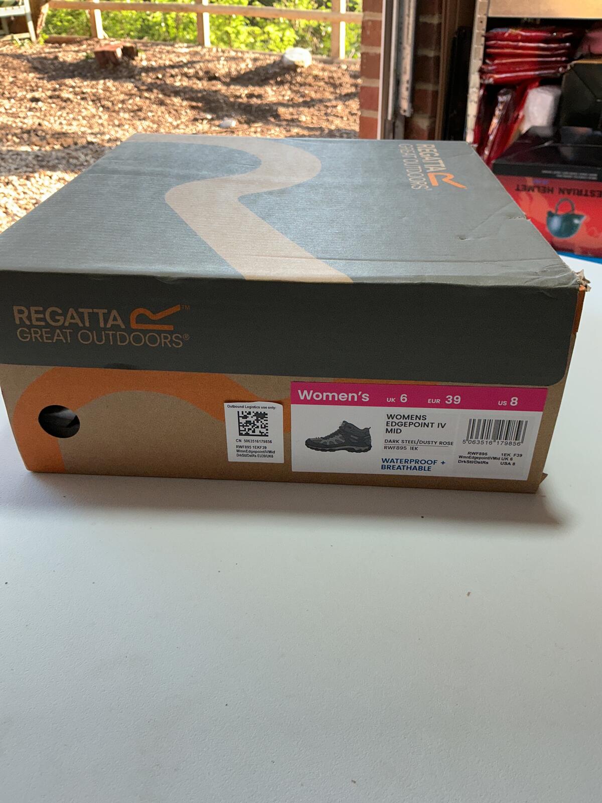 Regatta Ladies Edgepoint IV Waterproof Breathable Hiking Boots Size UK 6