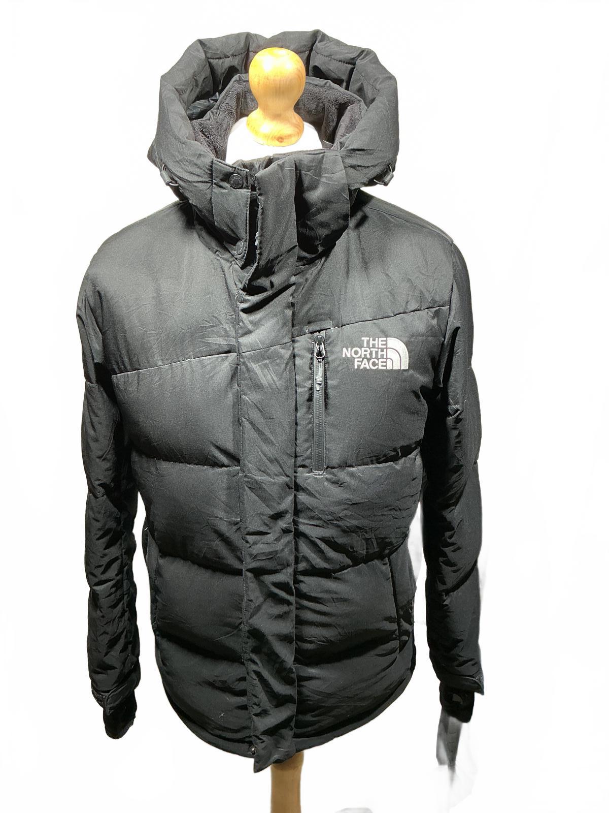 The North Face Men's Black Puffer Jacket with Hood