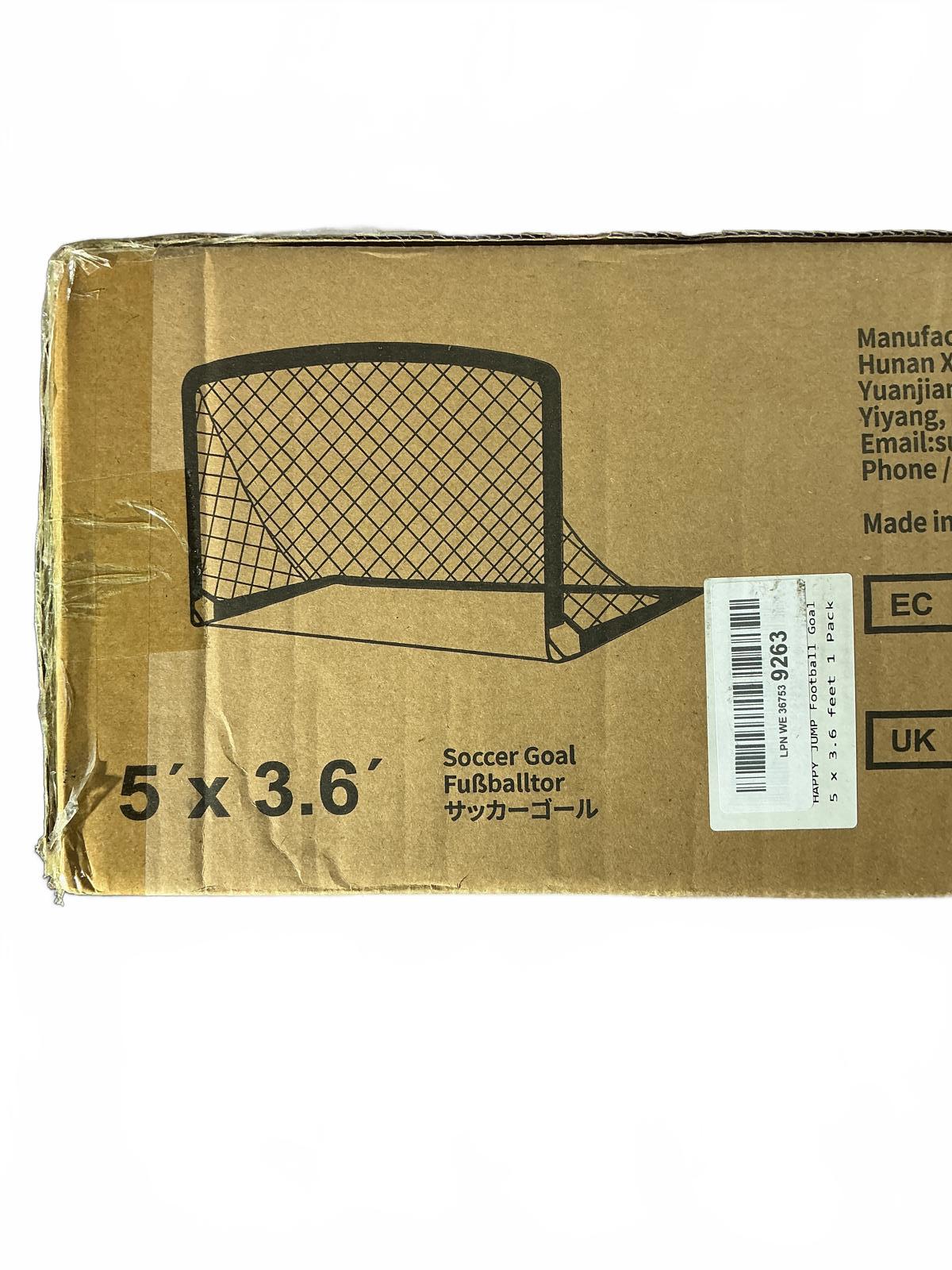 Happy Jump Football Goal 5' x 3.6' Portable Football Goal