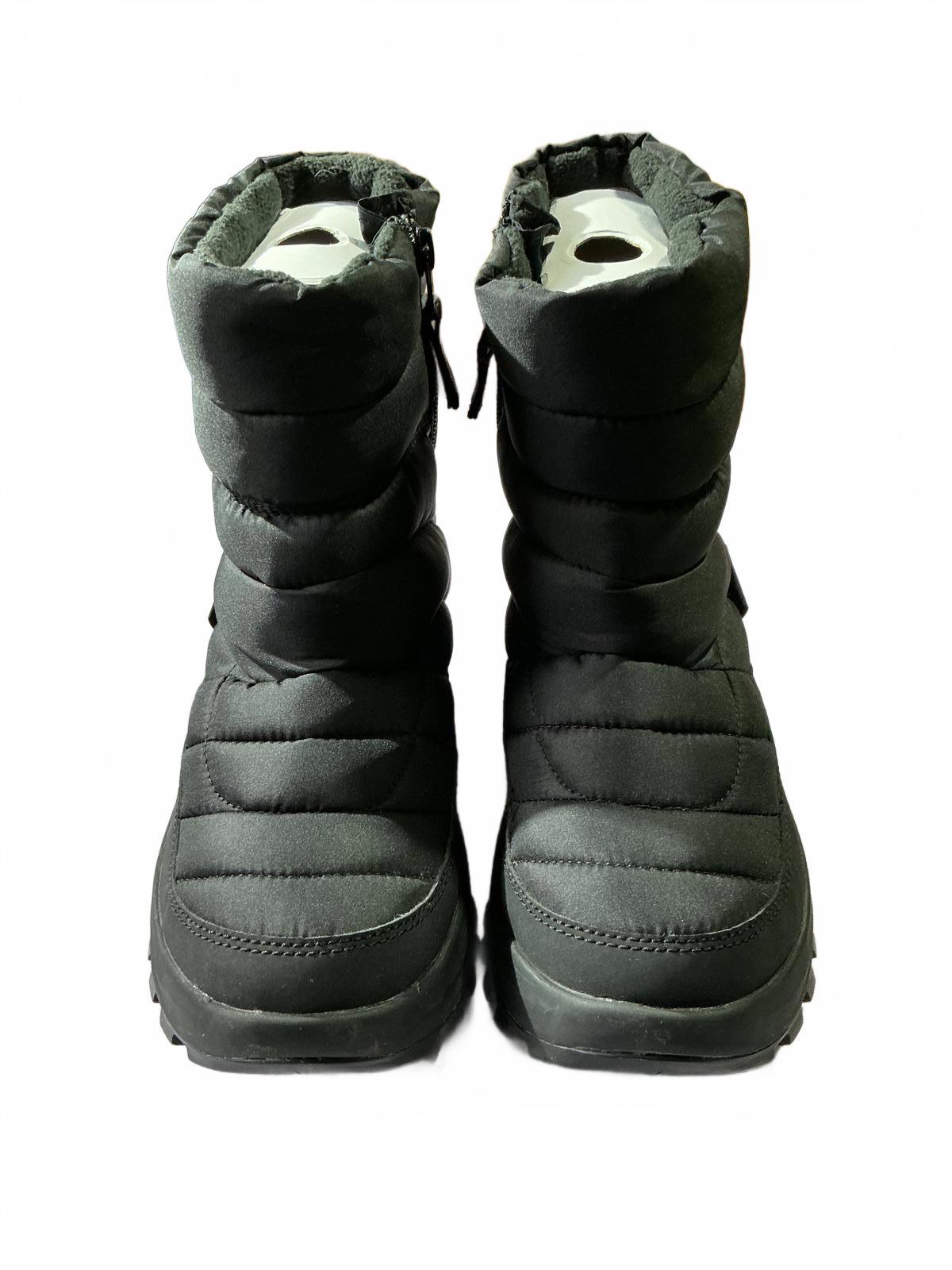 Columbia Waterproof Snow Trot Black Winter Boots Ski Size 4.5