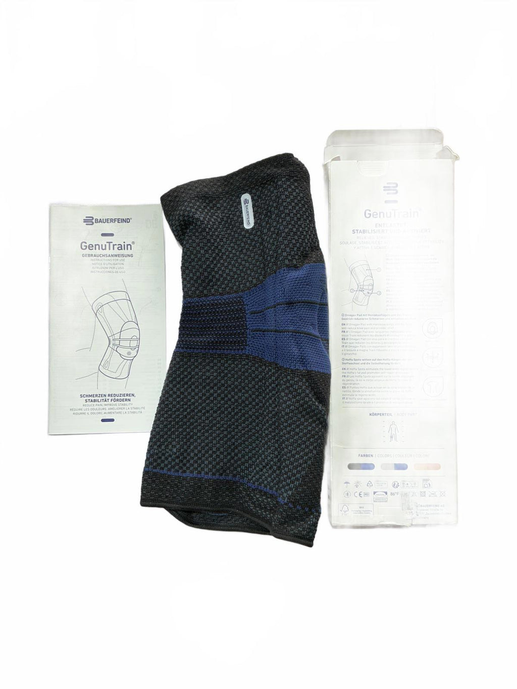 Bauerfeind GenuTrain Knee Support Brace Size 4 Medium Stabilising