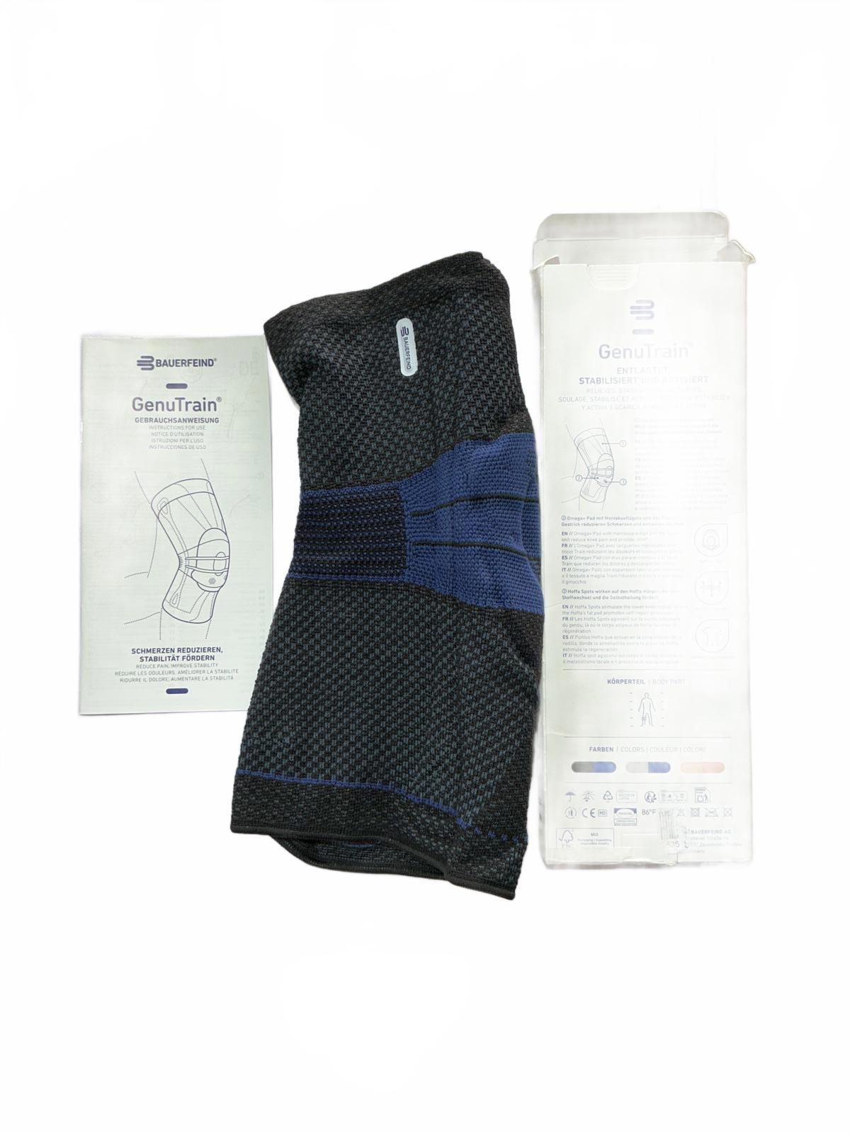 Bauerfeind GenuTrain Knee Support Brace Size 4 Medium Stabilising