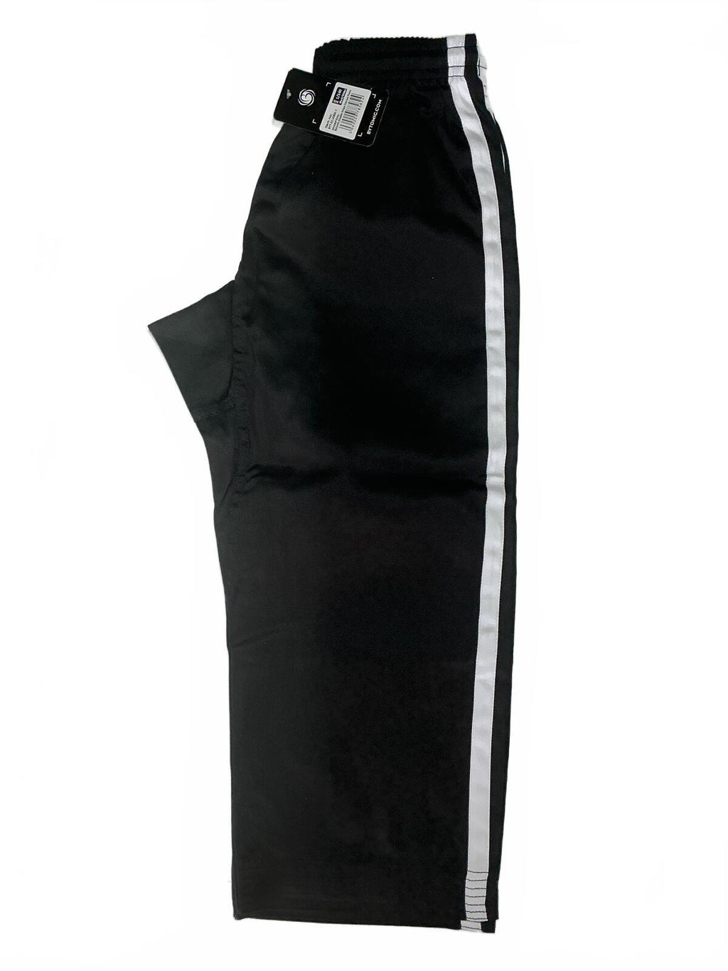 Bytomic Double Stripe Contact Pants Black/White Size 1/140 Kids