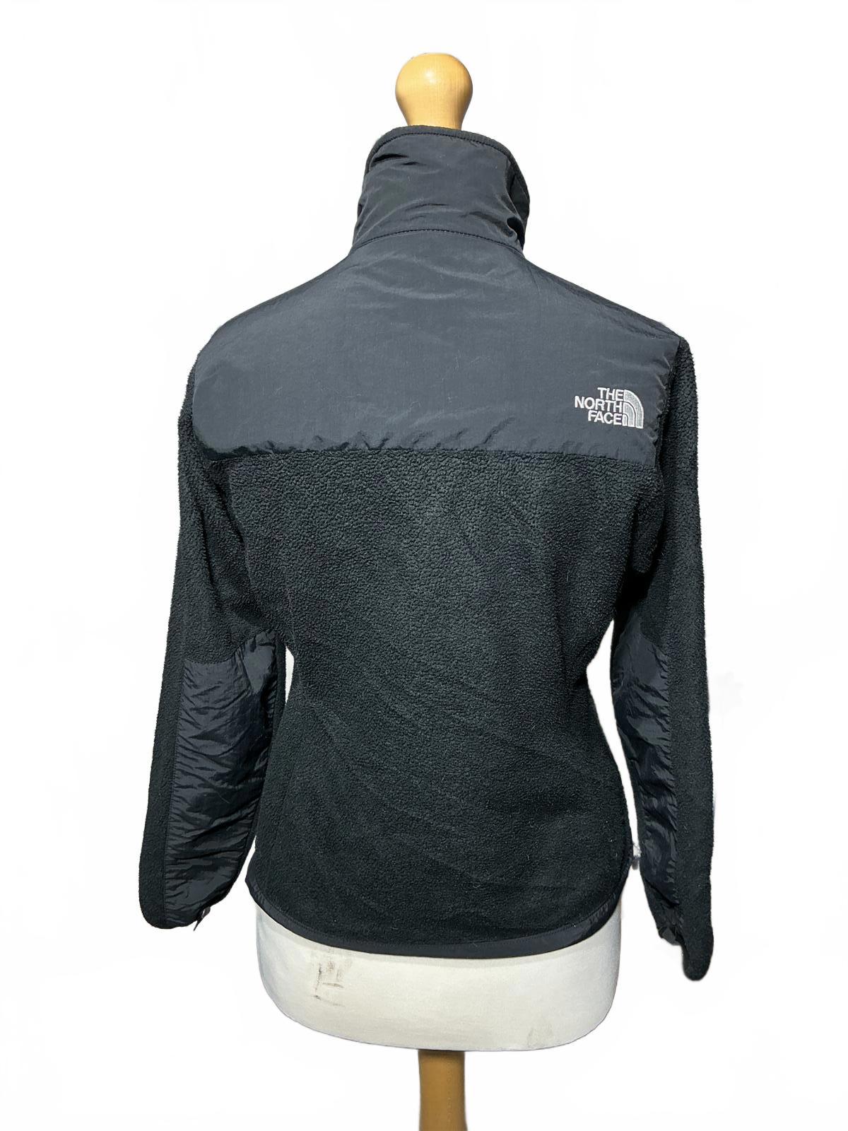 The North Face Women's Black Fleece Jacket with Zip-Up Front