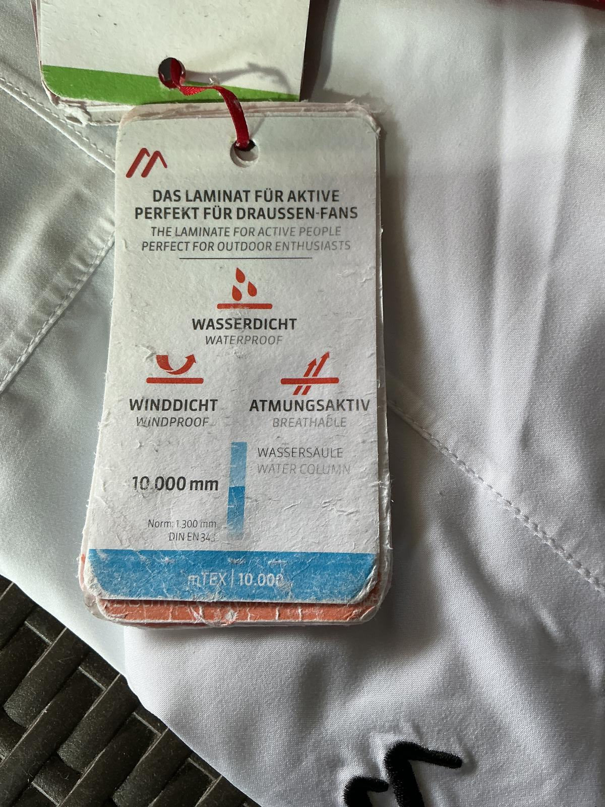 Maier White Waterproof Insulated Ski Pants Size 18 Winter Snow Trousers