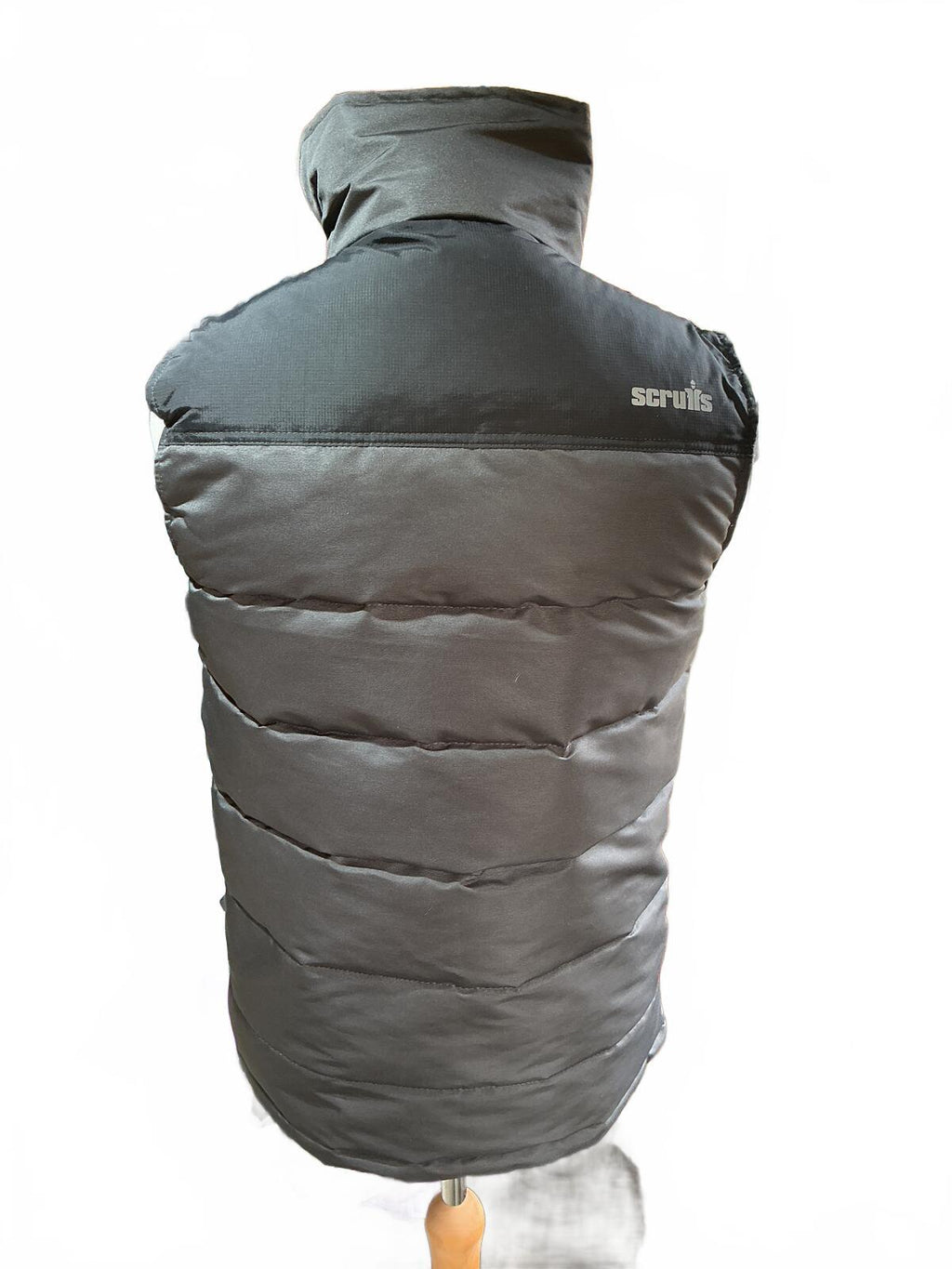 Scruffs Men's Padded Gilet Bodywarmer Vest Size S Black Grey Outdoor