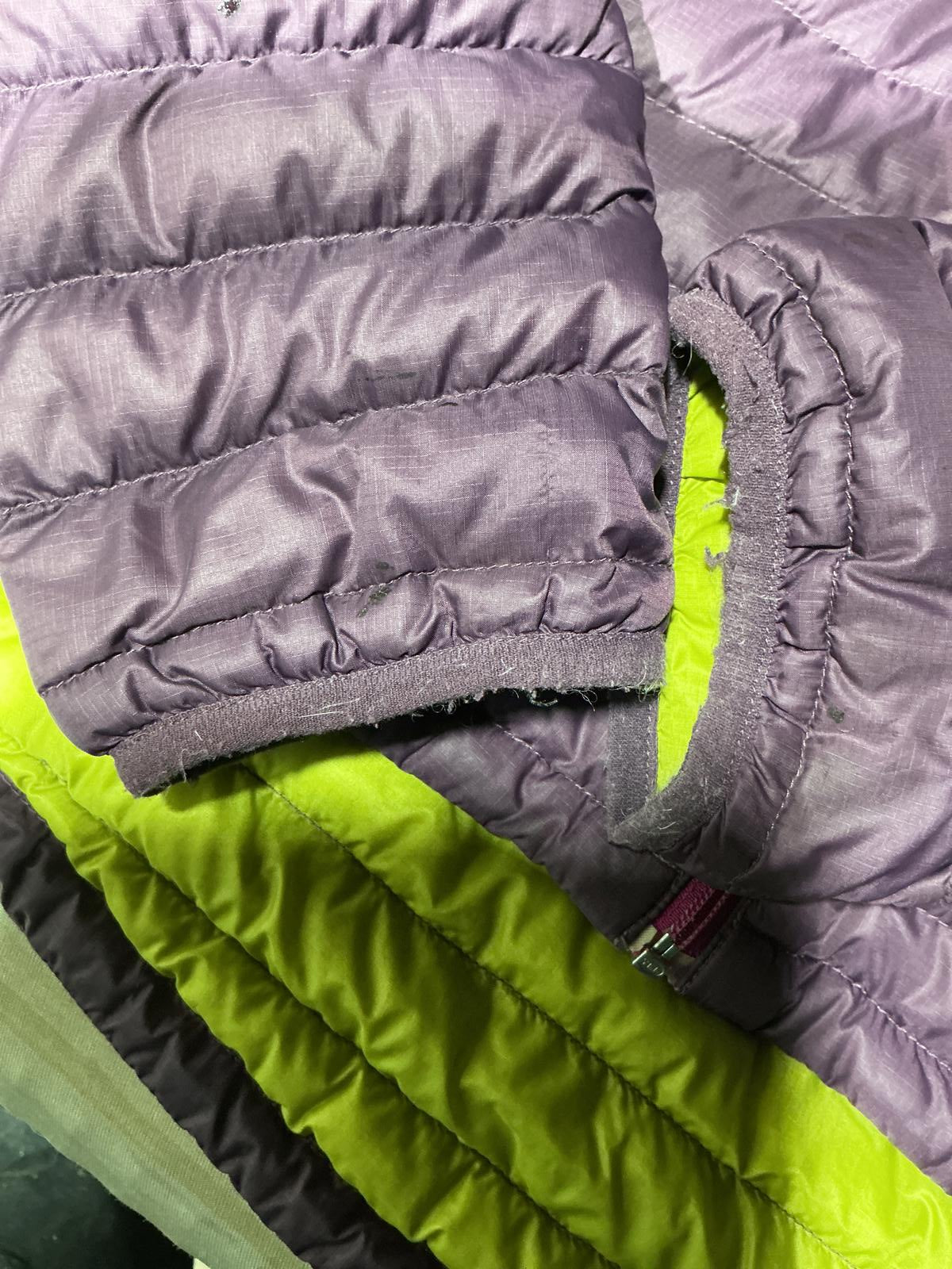 Rab Puffer Jacket Women's Purple Hooded