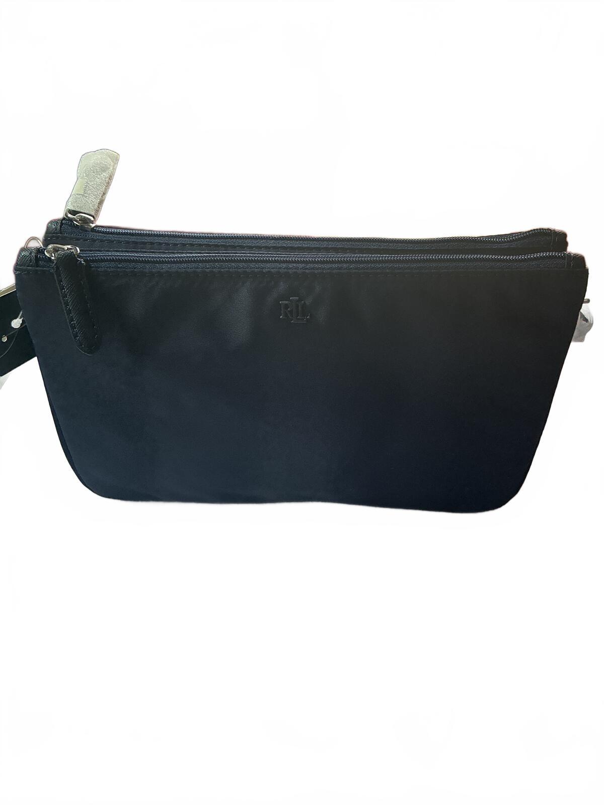 Lauren Ralph Lauren Navy Blue Crossbody Bag with Adjustable Strap Medium