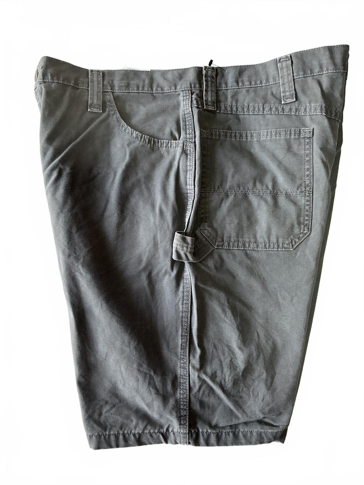 Wrangler Carpenter Shorts 38 Grey Durable Cotton Workwear Style