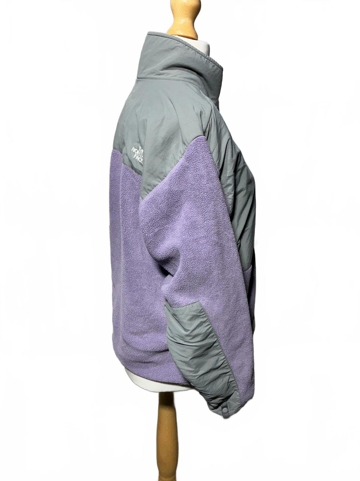 The North Face Women's Fleece Jacket in Grey and Lilac