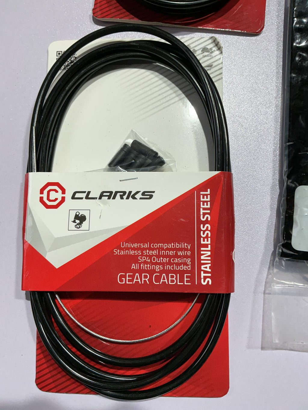 Fibrax BMX Rotation Lower Cable/Two Clarks Gear cable