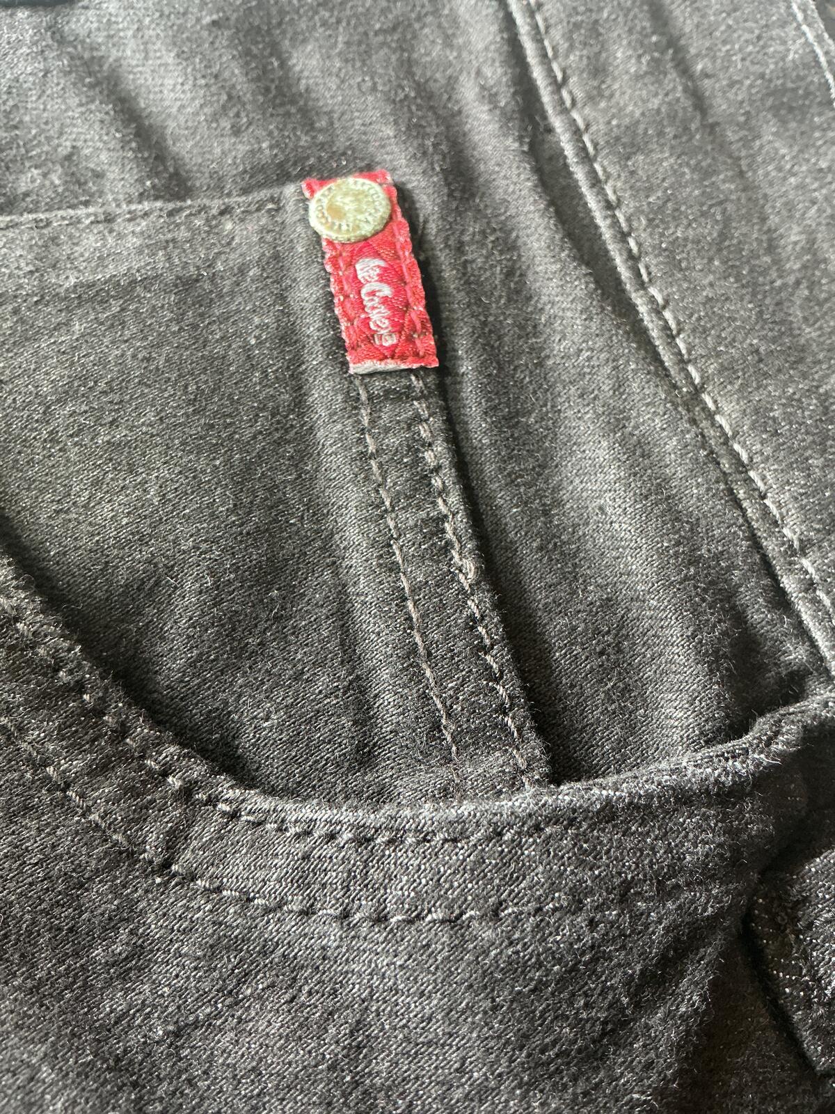 Lee Cooper Long Leg Workwear Black Jeans 34/33 Classic Fit Durable Denim Pants