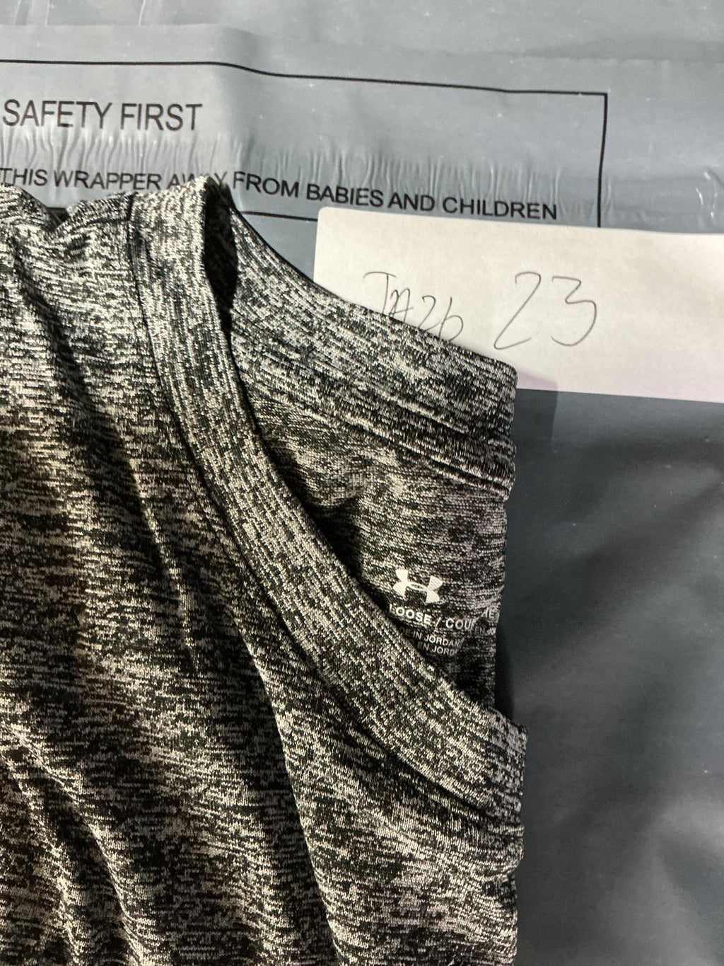 Under Armour  Ladies Grey Activewear T-Shirt