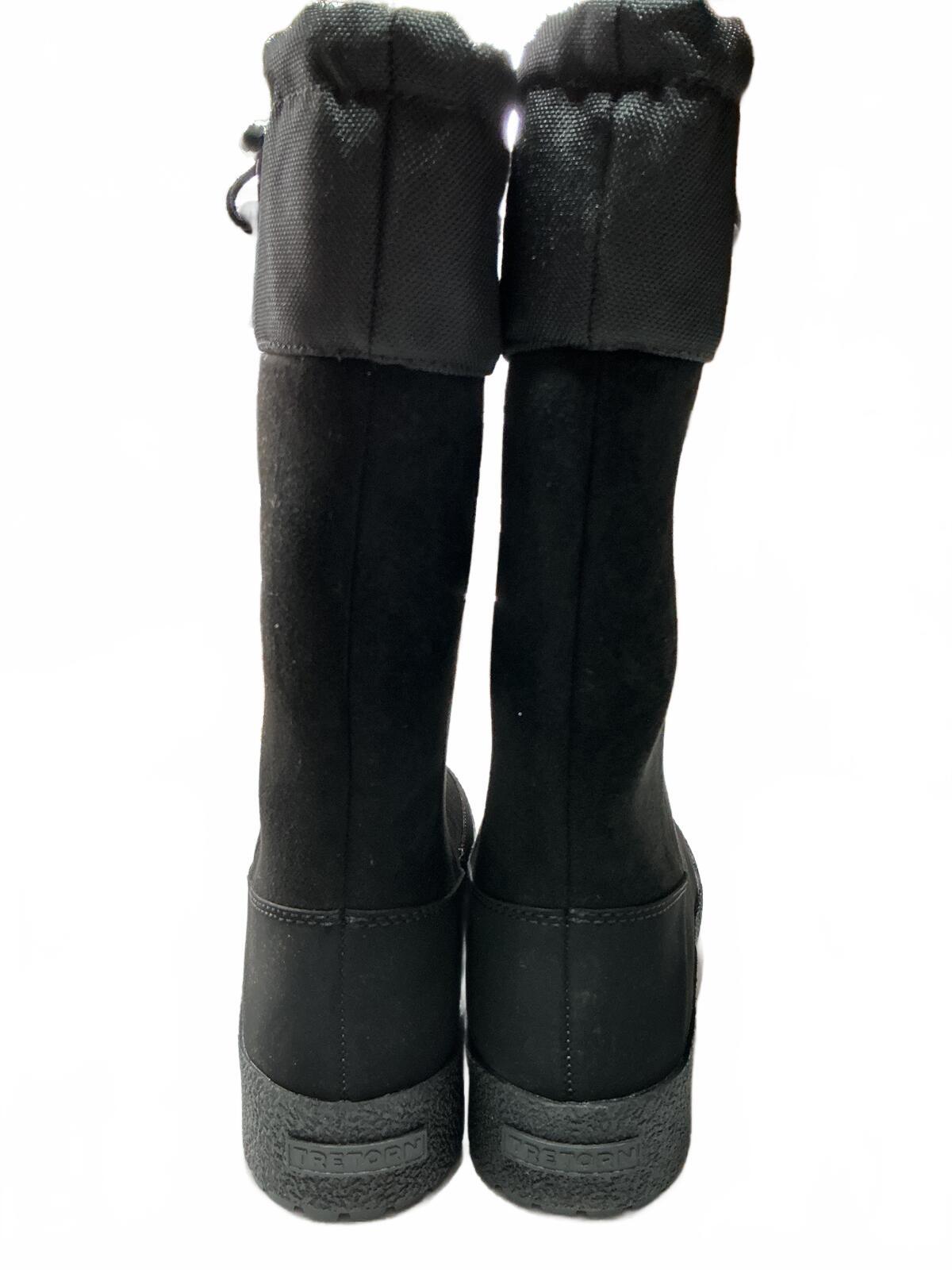 Tretorn Black Winter Boots/Wellies Size 7 Comfortable and Warm Footwear