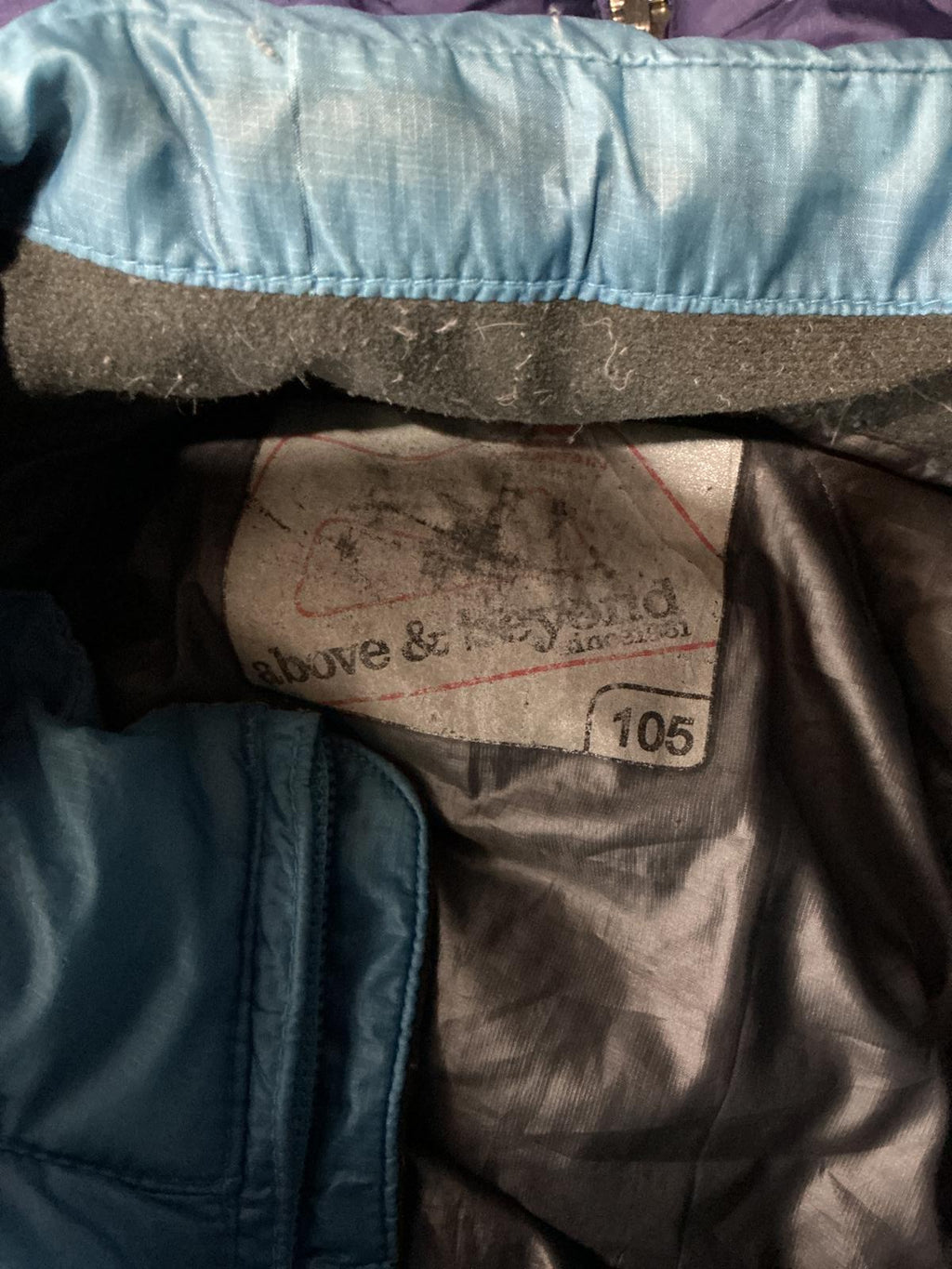Mountain Equipment Men's Puffer Jacket Fillpower 800+ Size L Blue VeryGood
