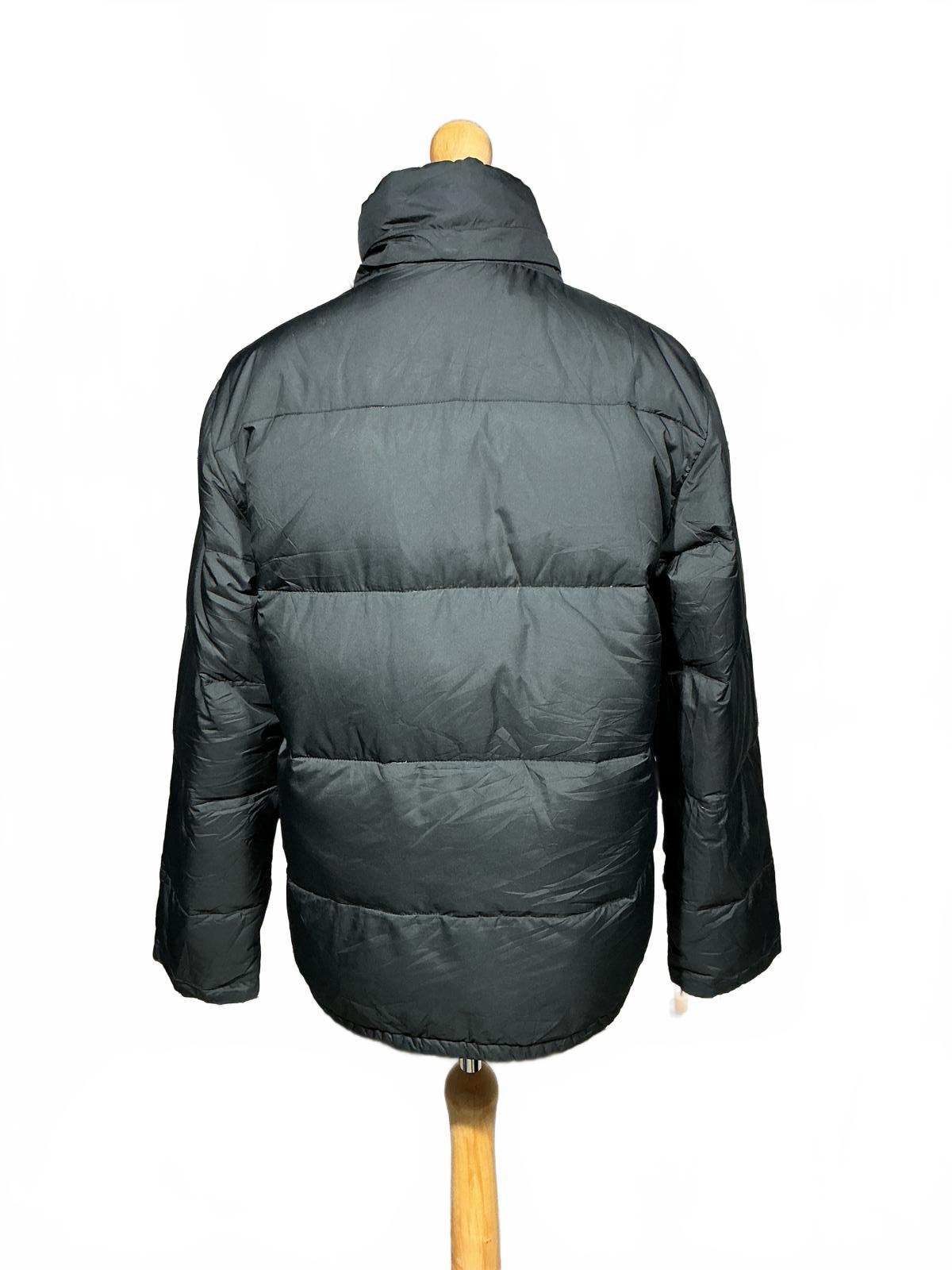 Ralph Lauren Men's Puffer Jacket High Collar Snap Button Black Size M