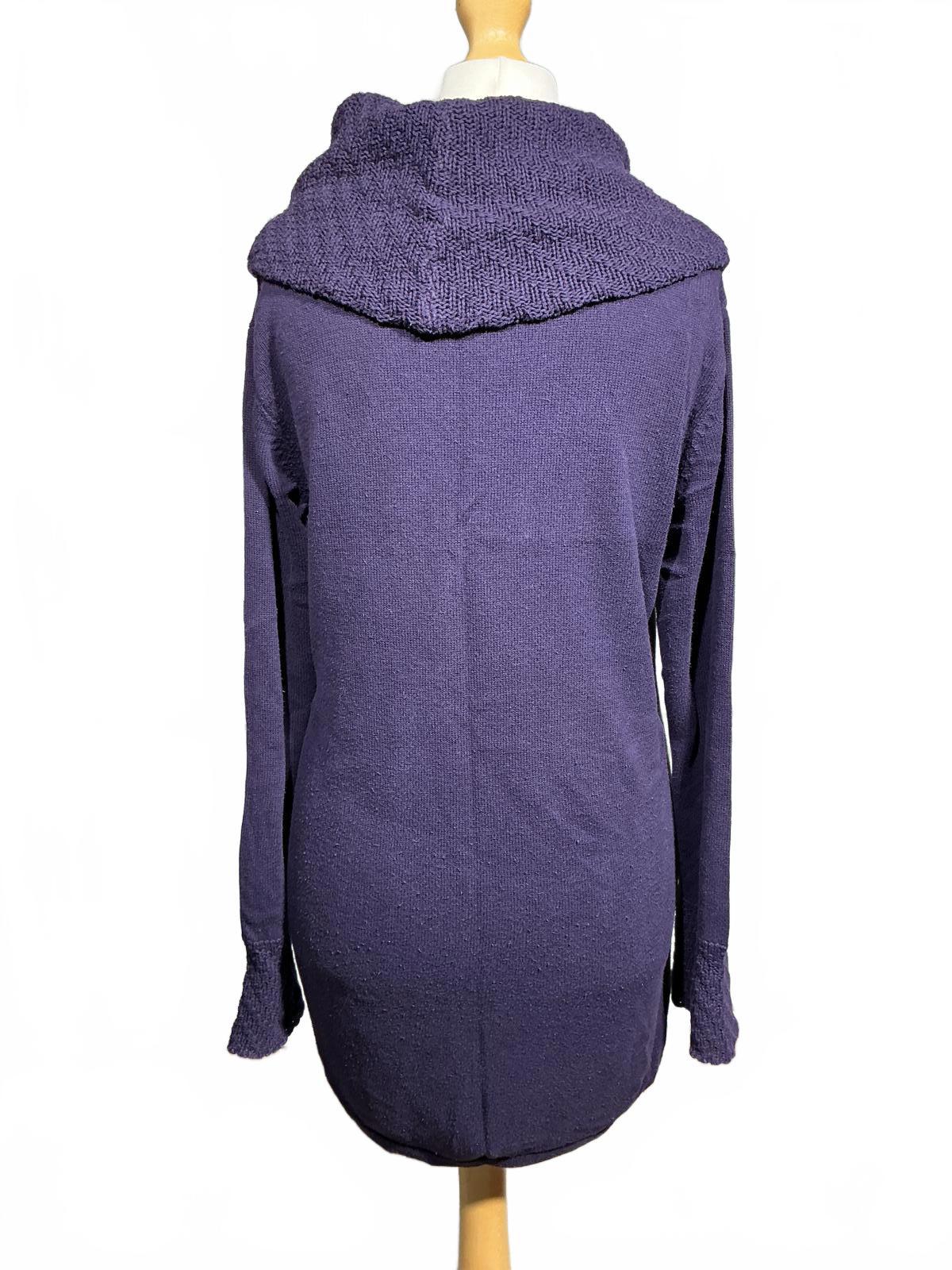 Purple Calvin Klein Women's Cowl Neck Sweater