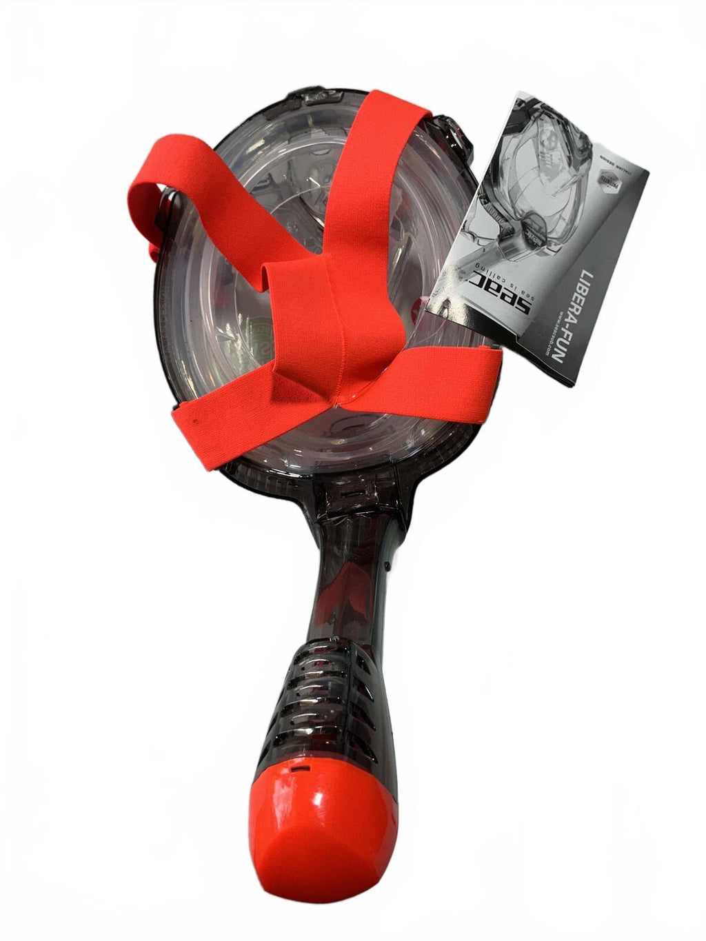 Seac Libera-Fun Full Face Snorkel Mask XS/S Size Red and Black