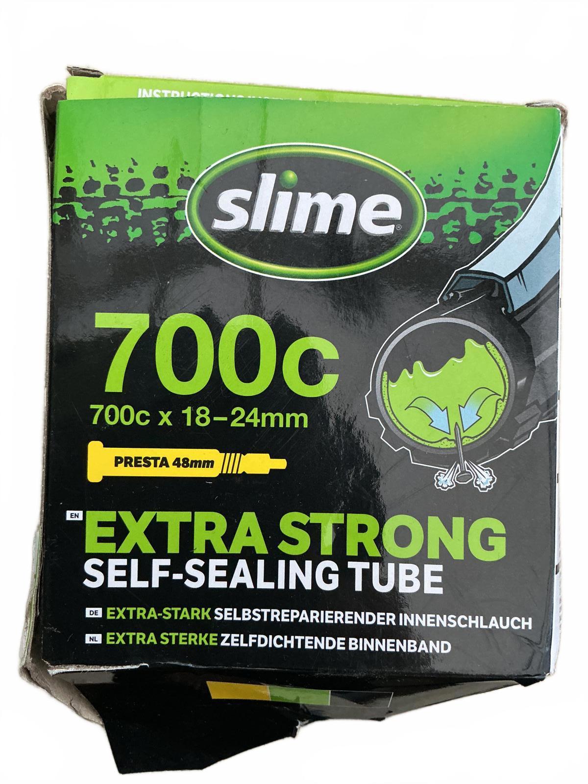 Continental ContiTube Race 28 (700C) Supersonic & Slime 26" Extra Strong Tubes
